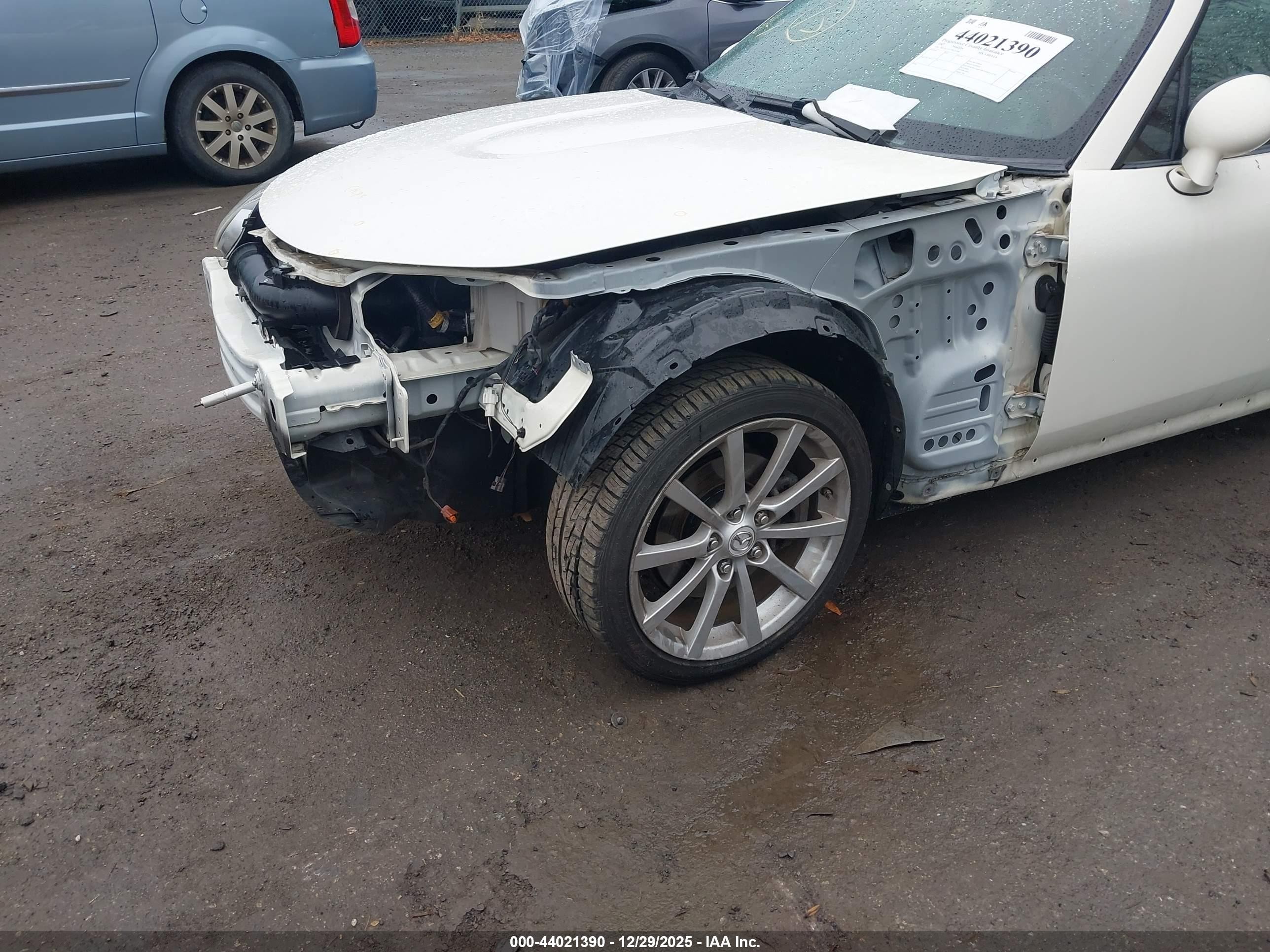 2007 Mazda Mx-5 Grand Touring Белый vin: JM1NC25F270136906