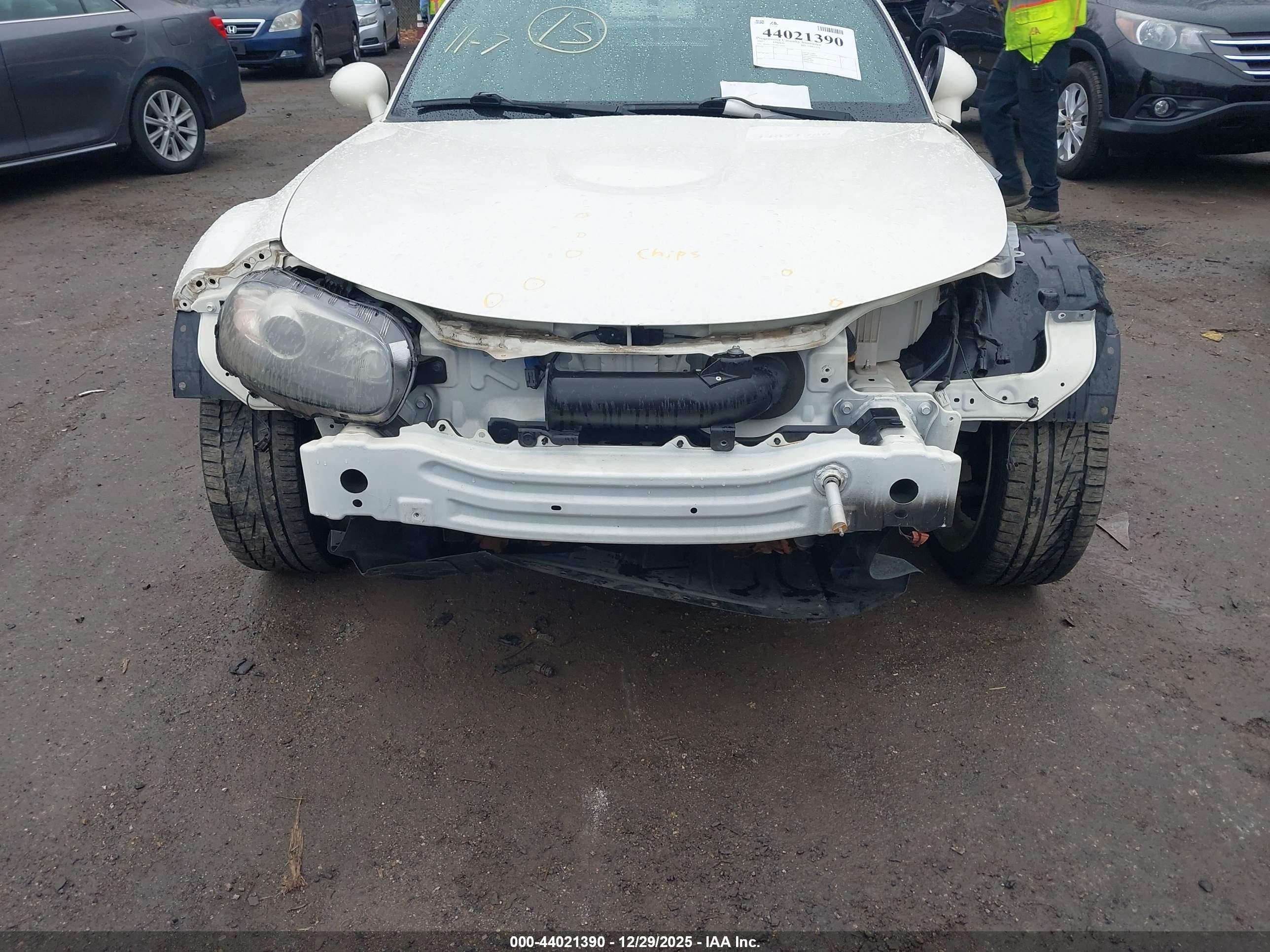 2007 Mazda Mx-5 Grand Touring Белый vin: JM1NC25F270136906