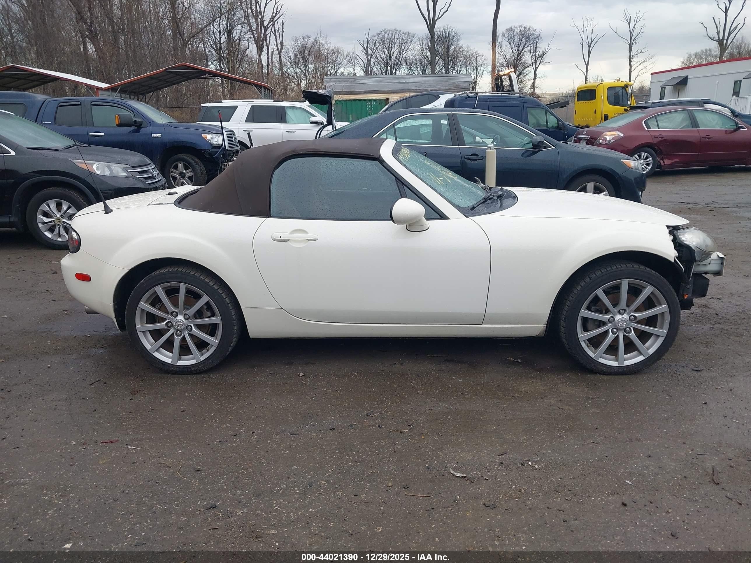 2007 Mazda Mx-5 Grand Touring Белый vin: JM1NC25F270136906