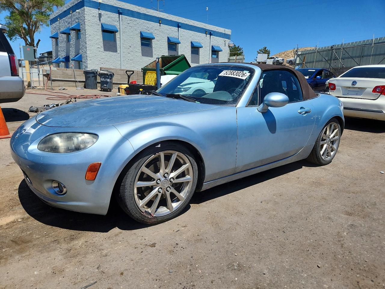 2008 Mazda Mx-5 Miata Blue vin: JM1NC25F280147308