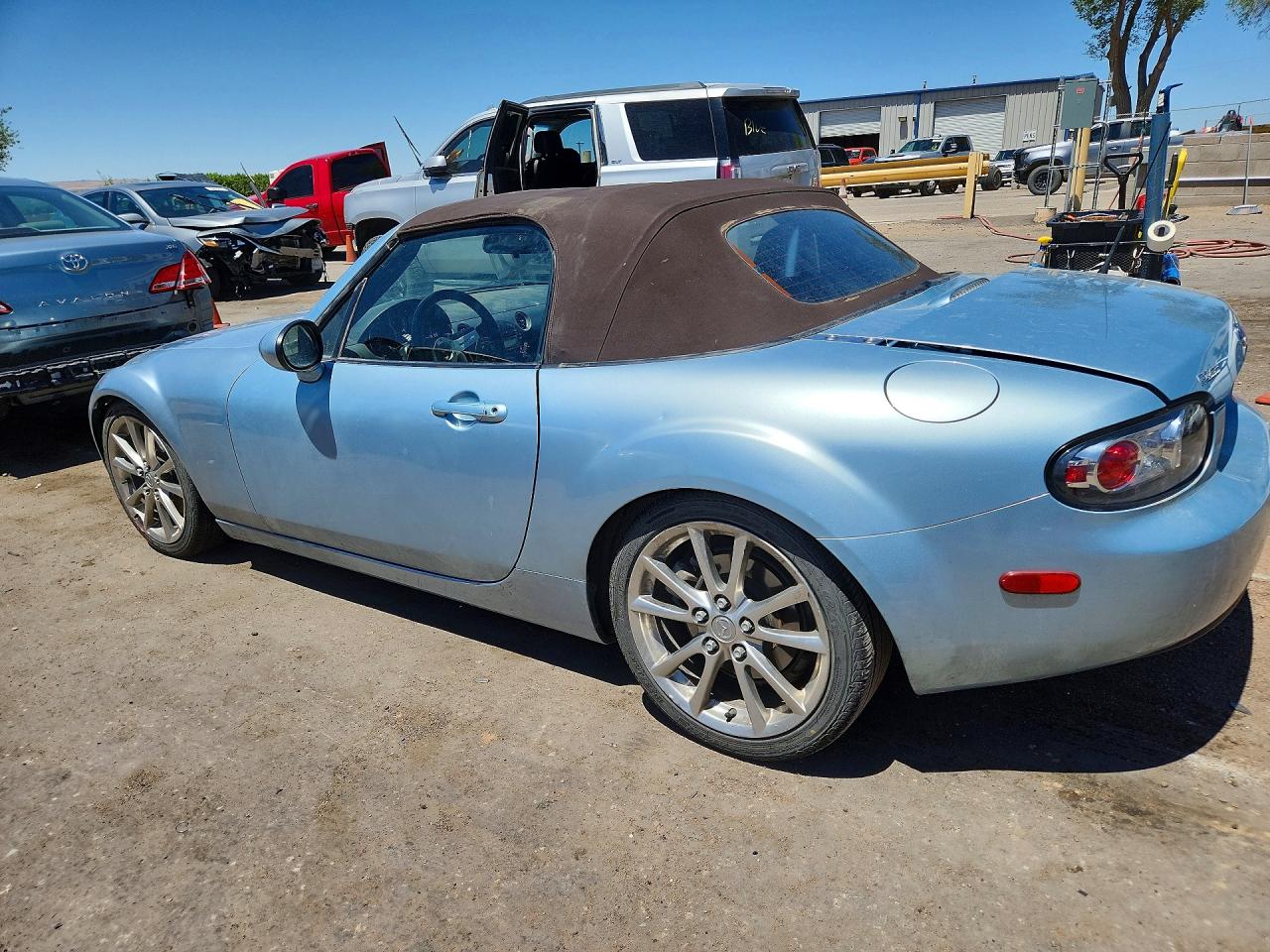 2008 Mazda Mx-5 Miata Blue vin: JM1NC25F280147308