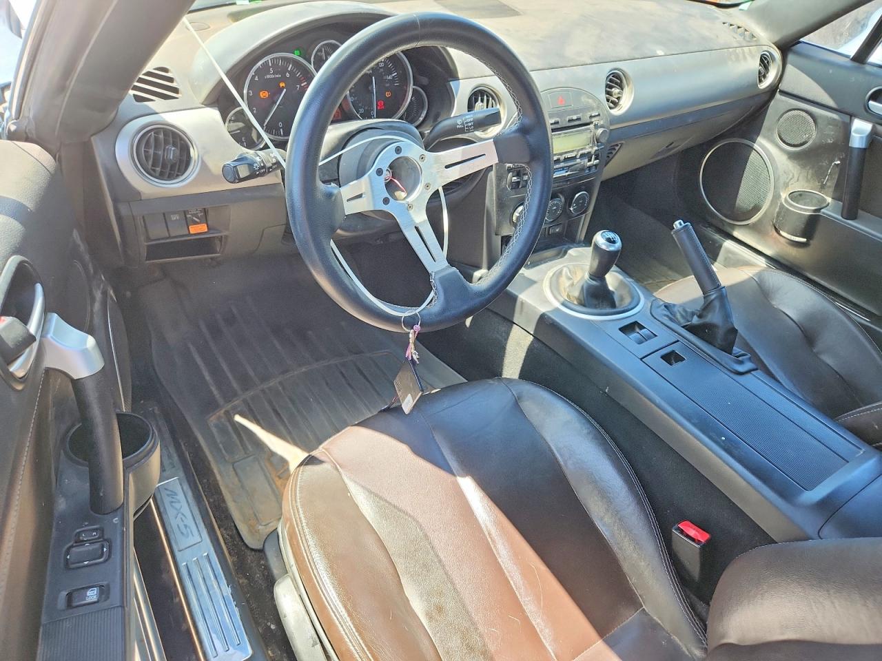 2008 Mazda Mx-5 Miata Blue vin: JM1NC25F280147308