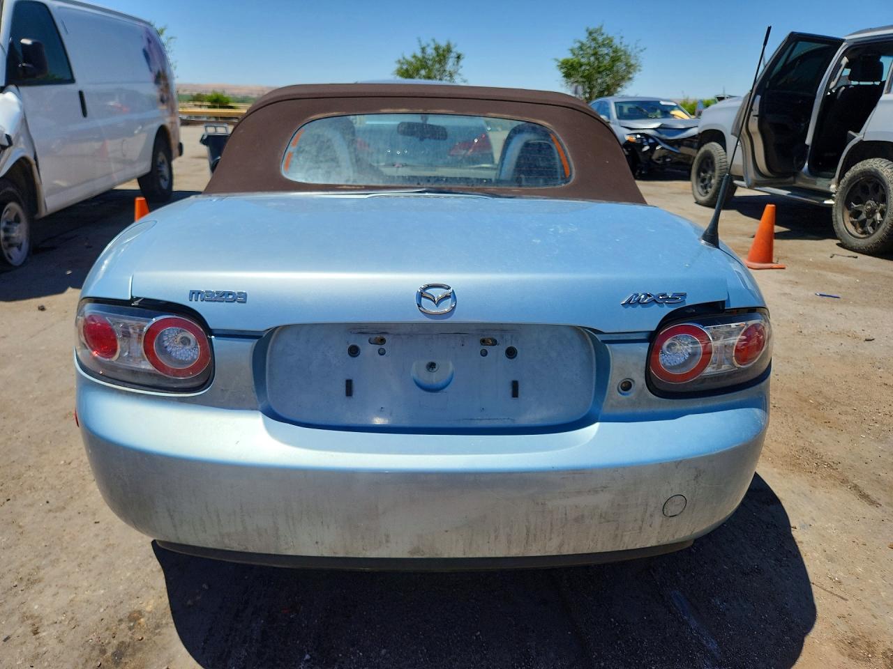 2008 Mazda Mx-5 Miata Blue vin: JM1NC25F280147308