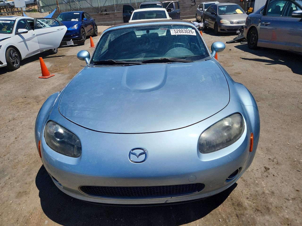 2008 Mazda Mx-5 Miata Blue vin: JM1NC25F280147308