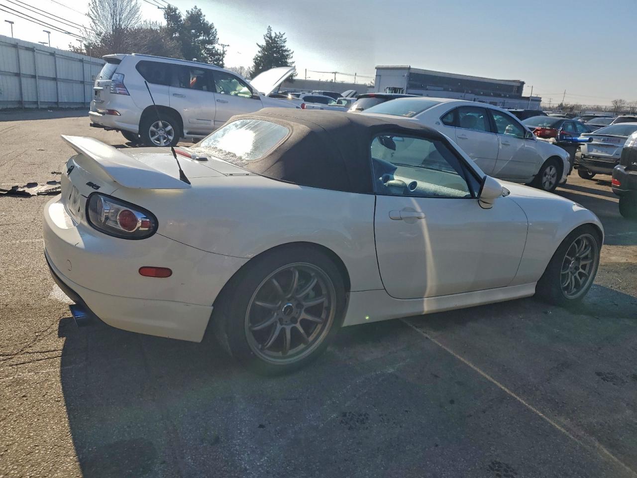 2008 Mazda Mx-5 Miata Белый vin: JM1NC25F280154078