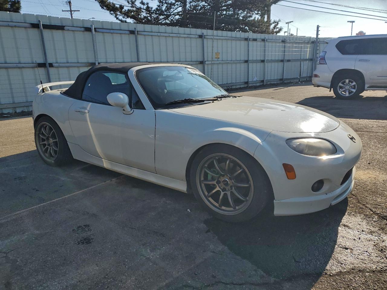 2008 Mazda Mx-5 Miata Белый vin: JM1NC25F280154078