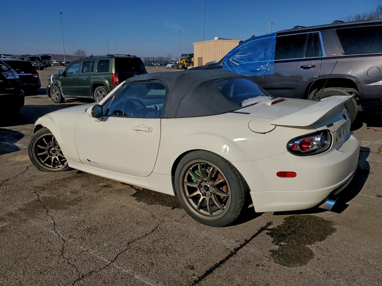 2008 Mazda Mx-5 Miata Белый vin: JM1NC25F280154078