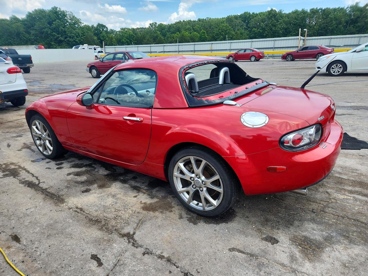 2006 Mazda Mx-5 Miata Red vin: JM1NC25F360100429