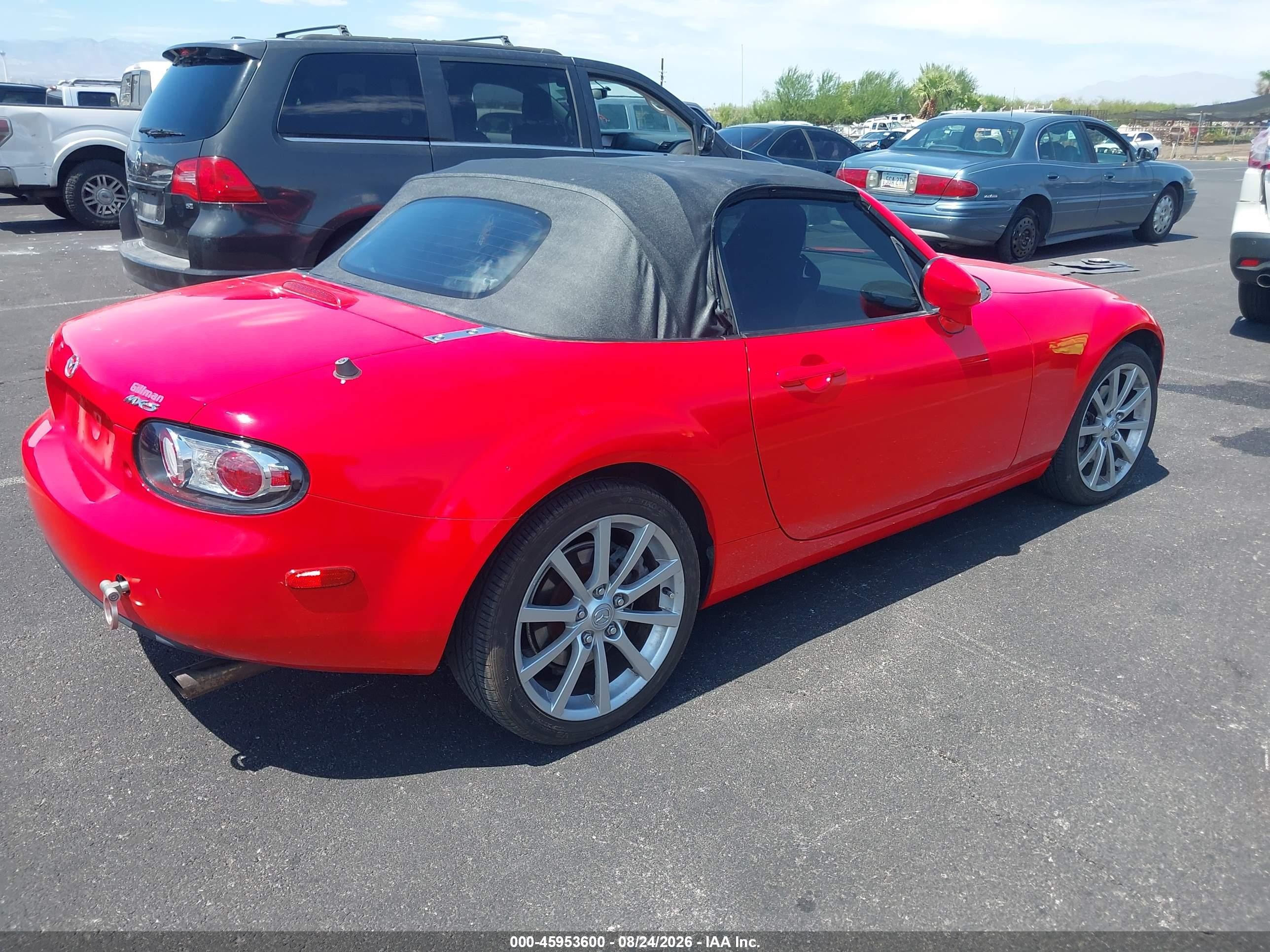 2006 Mazda Mx-5 Sport Red vin: JM1NC25F360114914