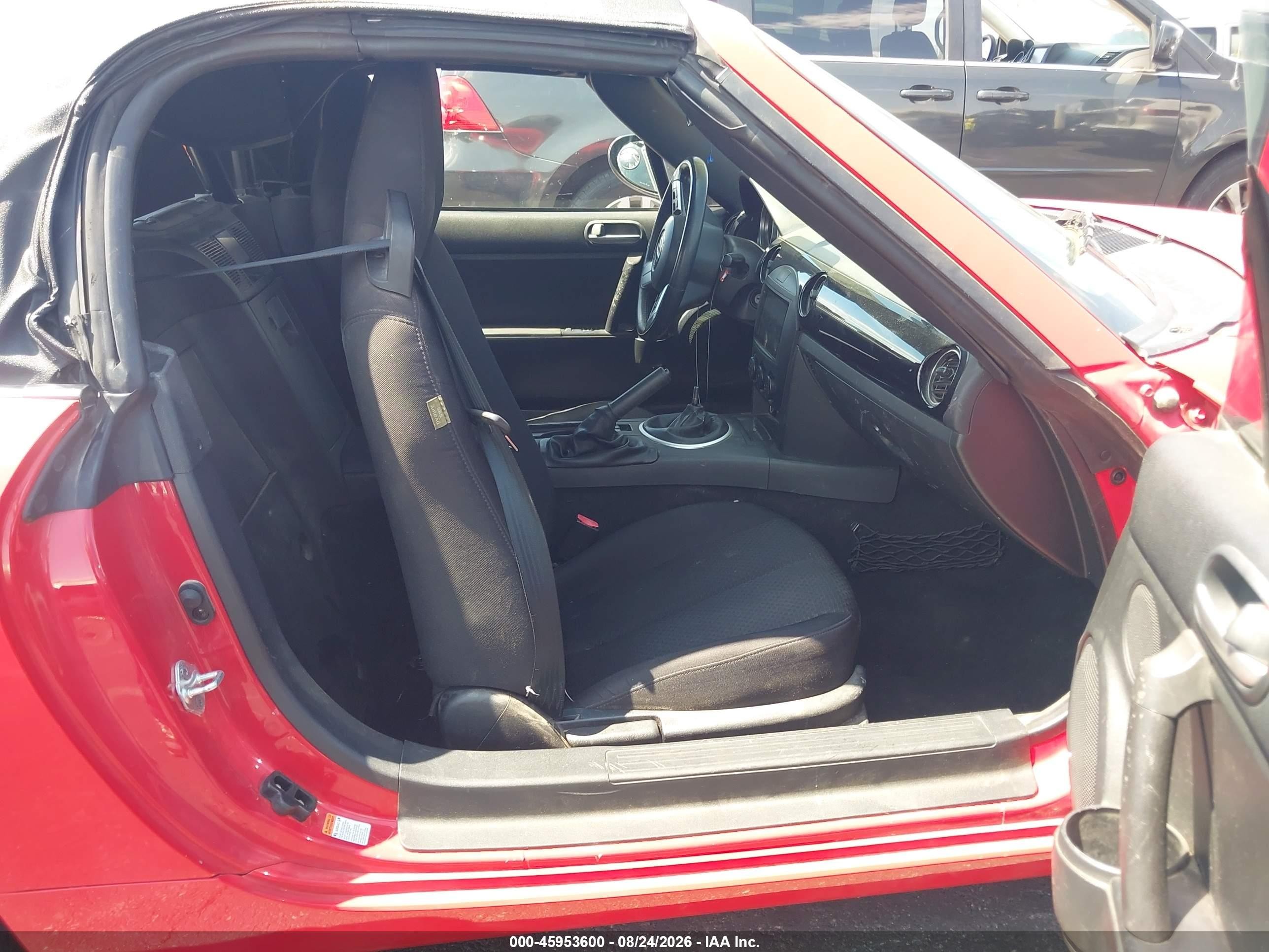 2006 Mazda Mx-5 Sport Red vin: JM1NC25F360114914