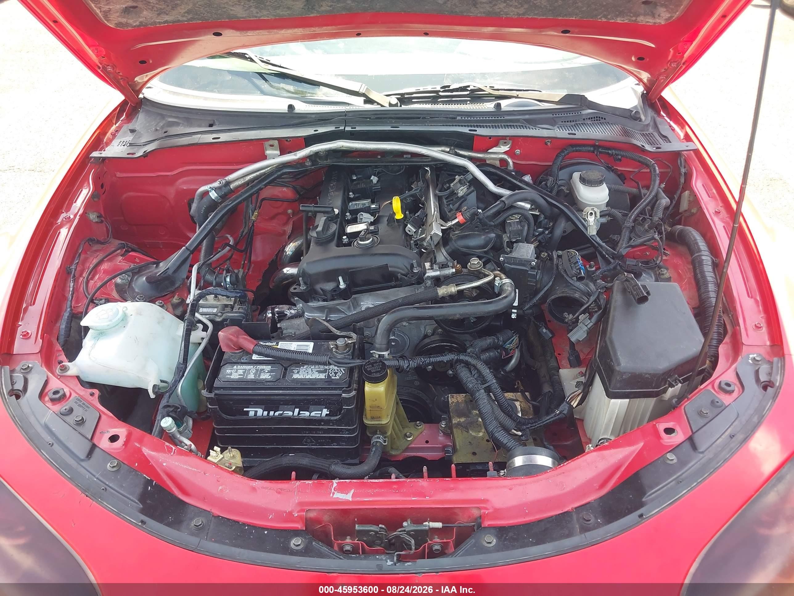 2006 Mazda Mx-5 Sport Red vin: JM1NC25F360114914