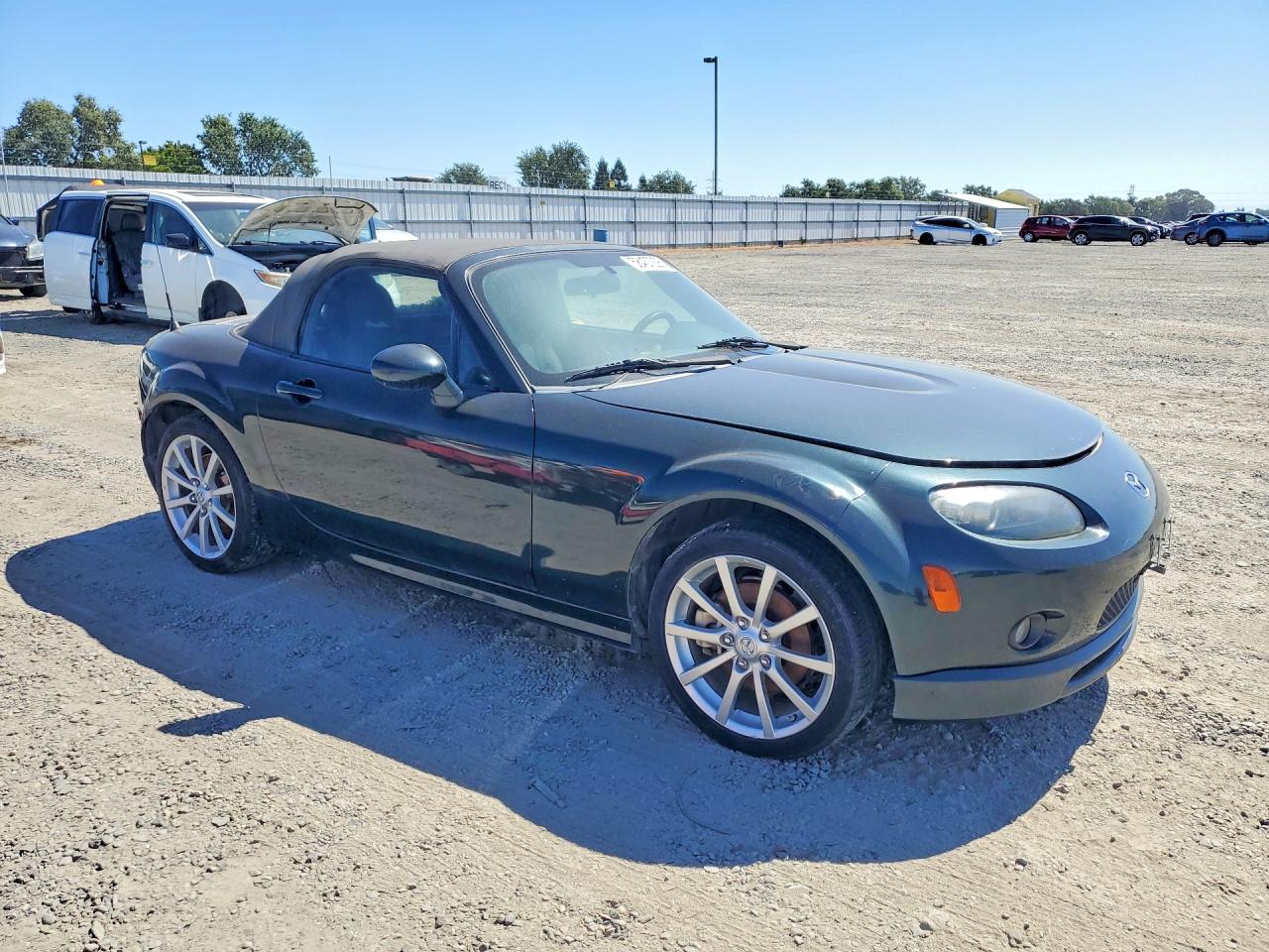 2007 Mazd Mx-5 Miata Black vin: JM1NC25F370130130