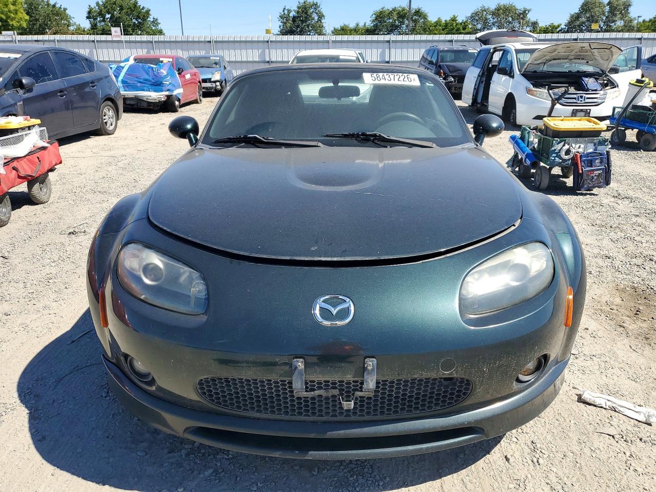 2007 Mazd Mx-5 Miata Black vin: JM1NC25F370130130