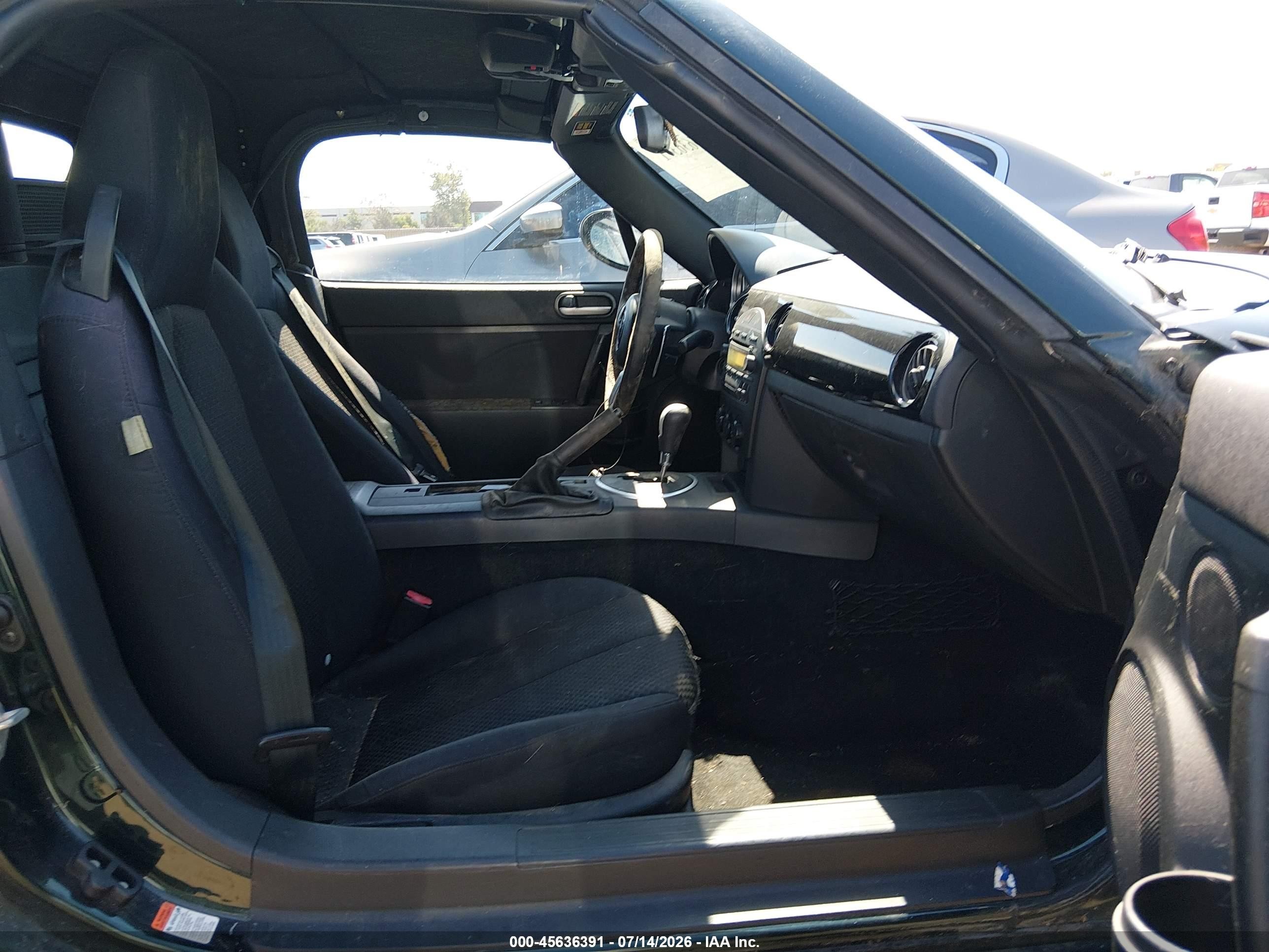 2007 Mazda Mx-5 Touring Green vin: JM1NC25F370134484