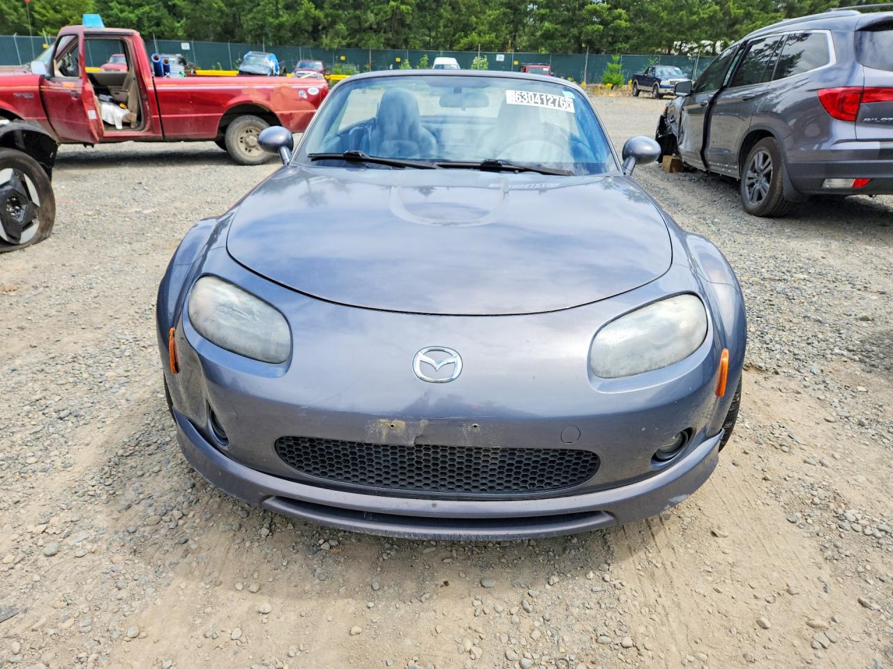2008 Mazda Mx-5 Miata Base Gray vin: JM1NC25F380148063