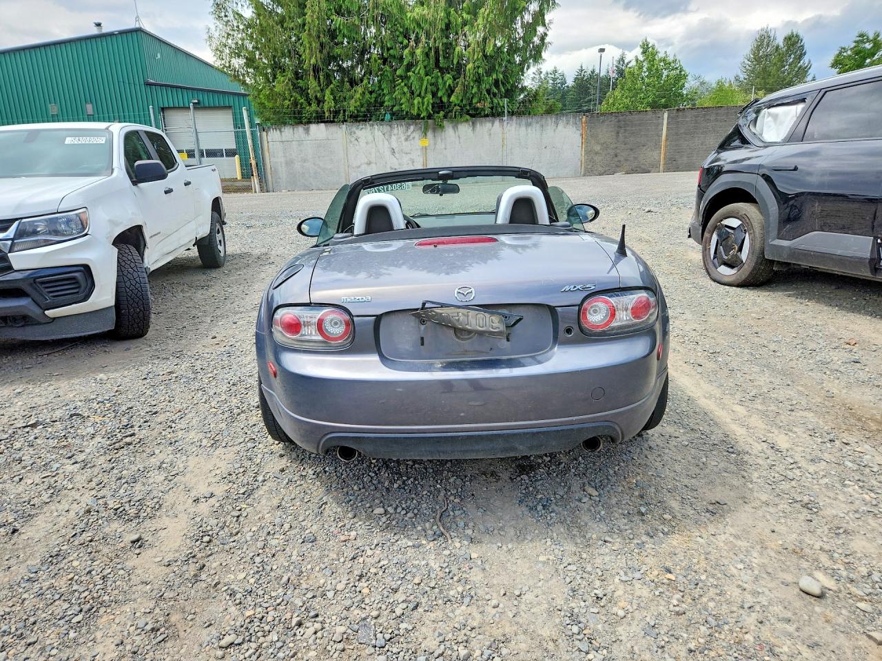 2008 Mazda Mx-5 Miata Base Gray vin: JM1NC25F380148063