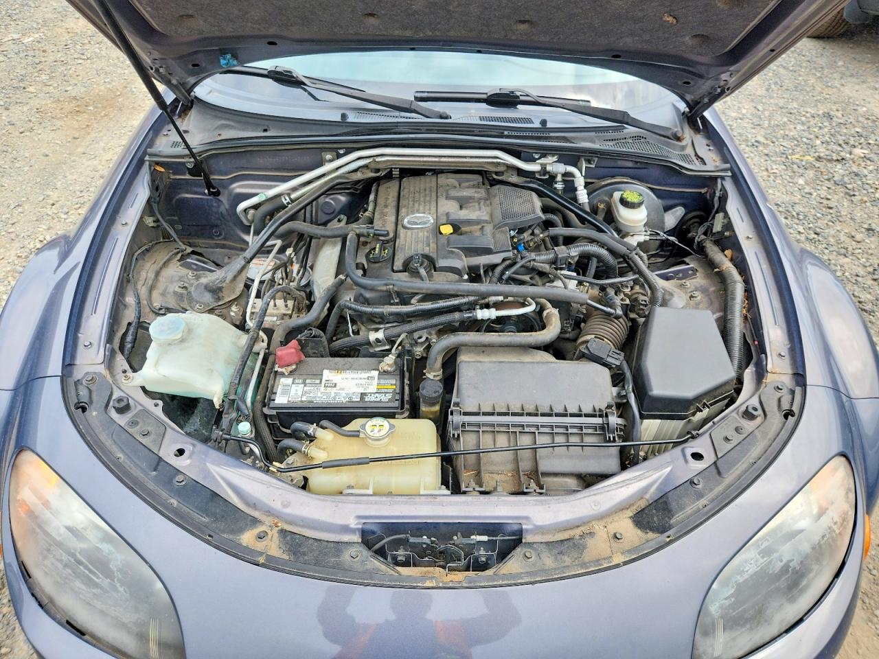 2008 Mazda Mx-5 Miata Base Gray vin: JM1NC25F380148063