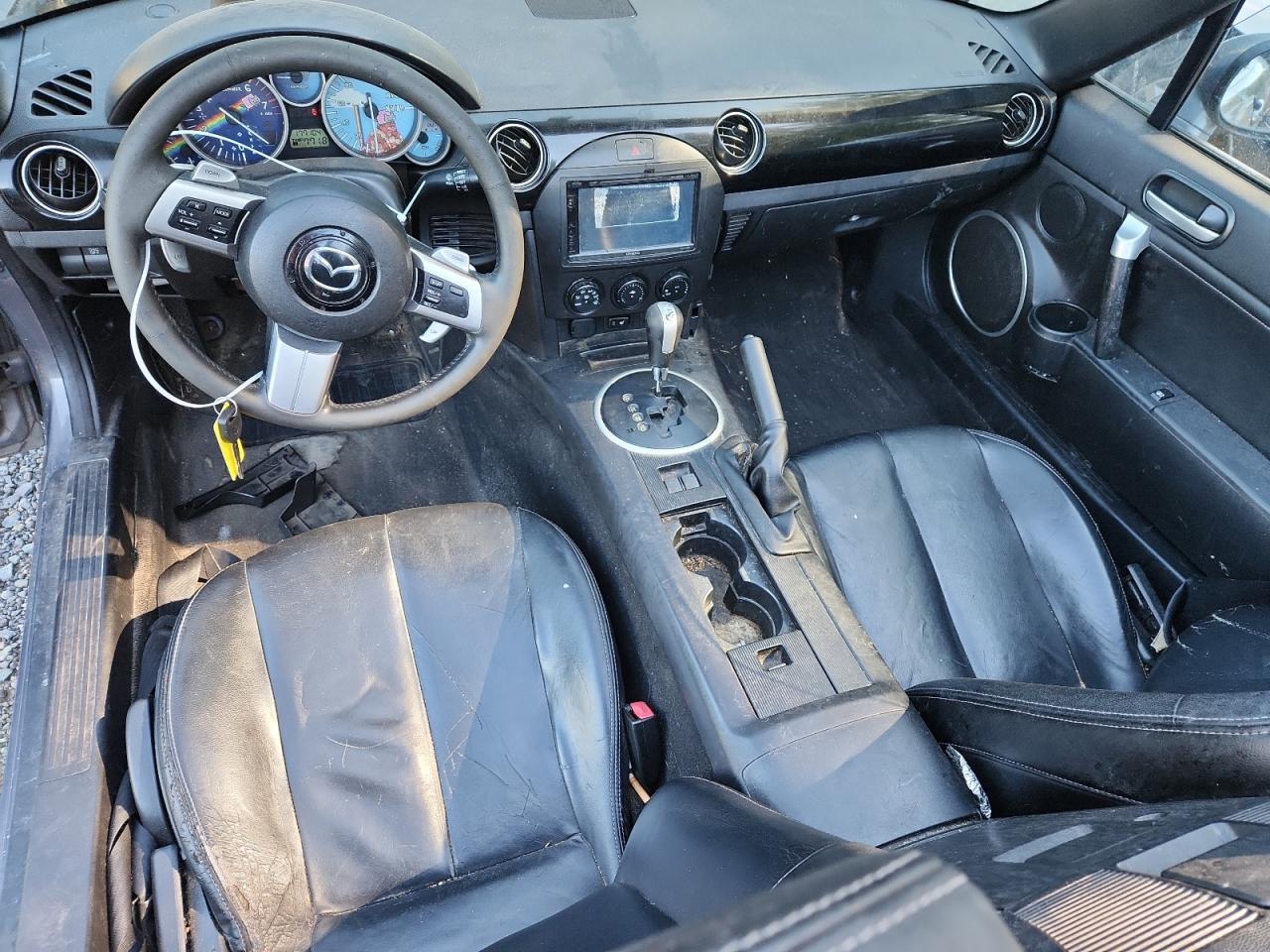 2008 Mazda Mx-5 Miata Base Gray vin: JM1NC25F380148063 Damage: Right Front Seat, Worn, Replacement Required