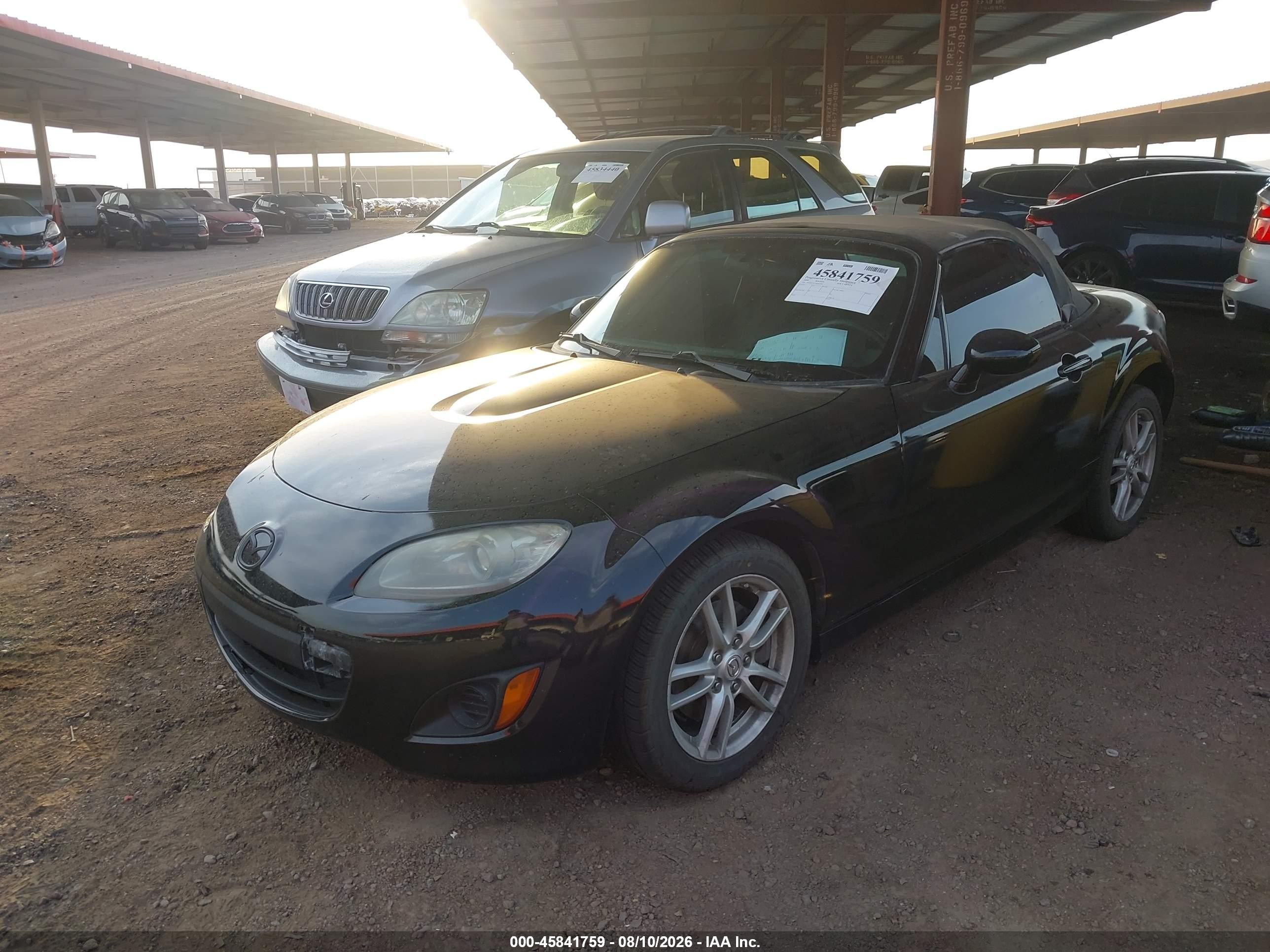 2009 Mazda Mx-5 Miata Sport Black vin: JM1NC25F390203595