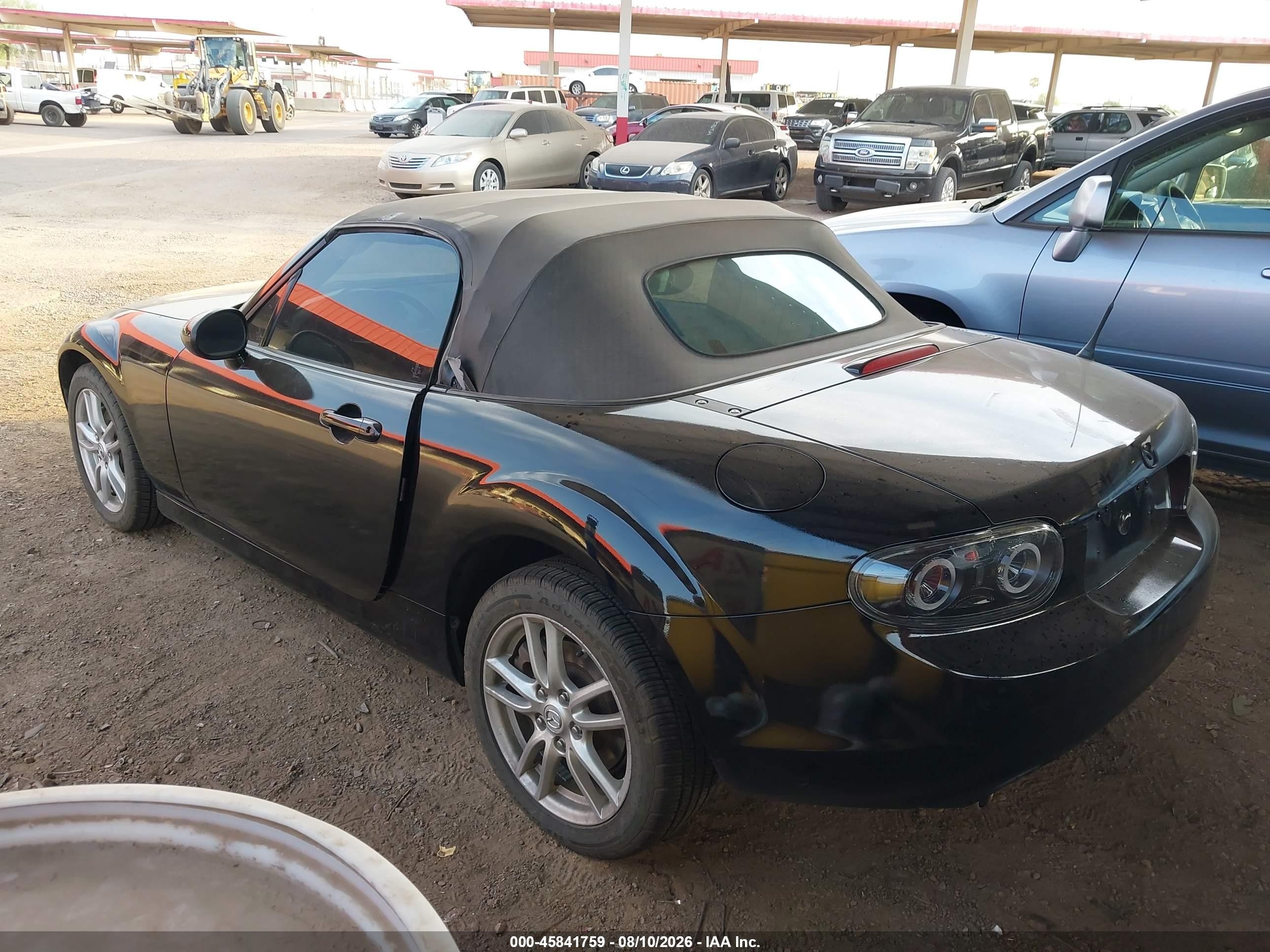 2009 Mazda Mx-5 Miata Sport Black vin: JM1NC25F390203595