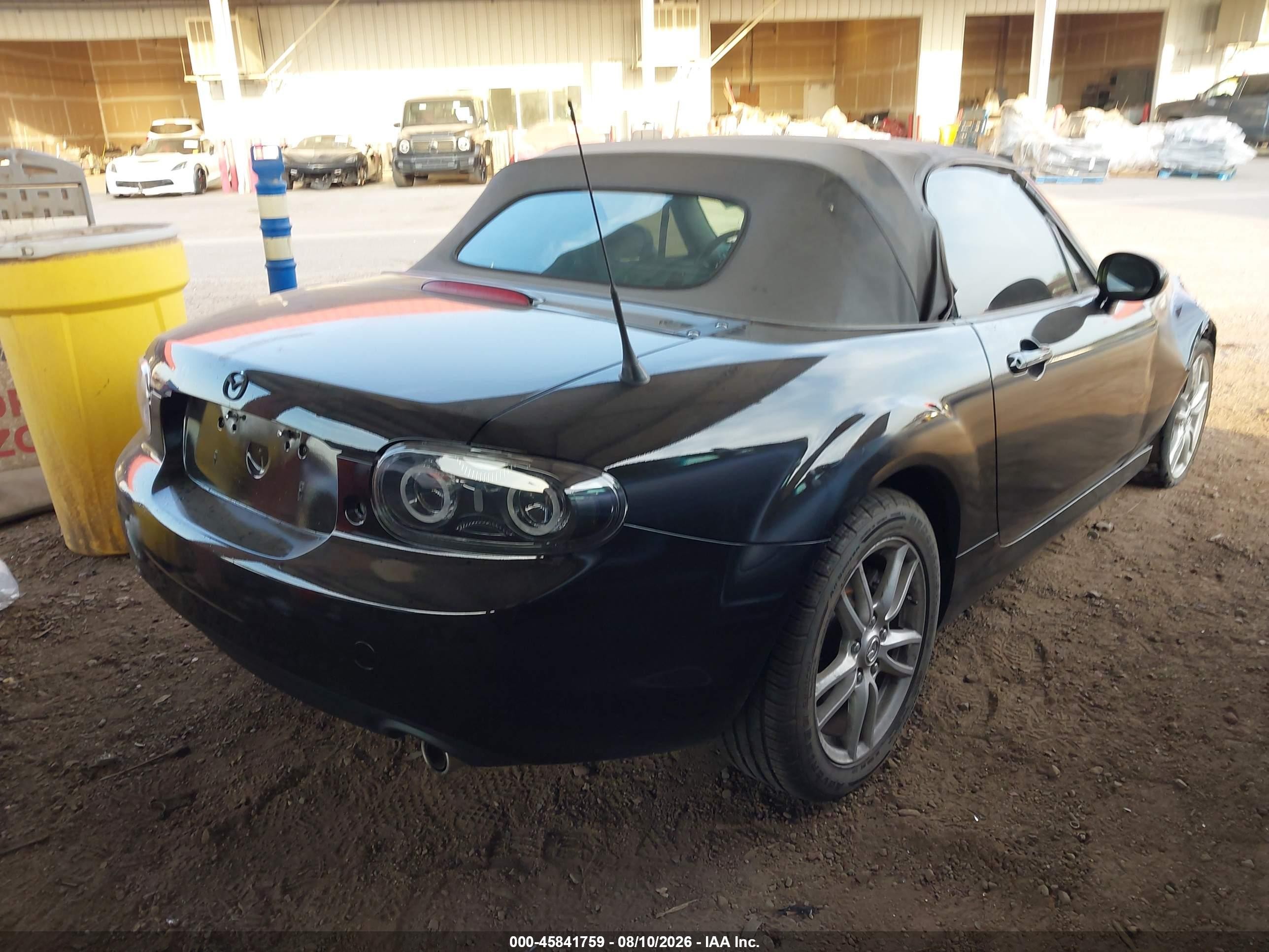 2009 Mazda Mx-5 Miata Sport Black vin: JM1NC25F390203595