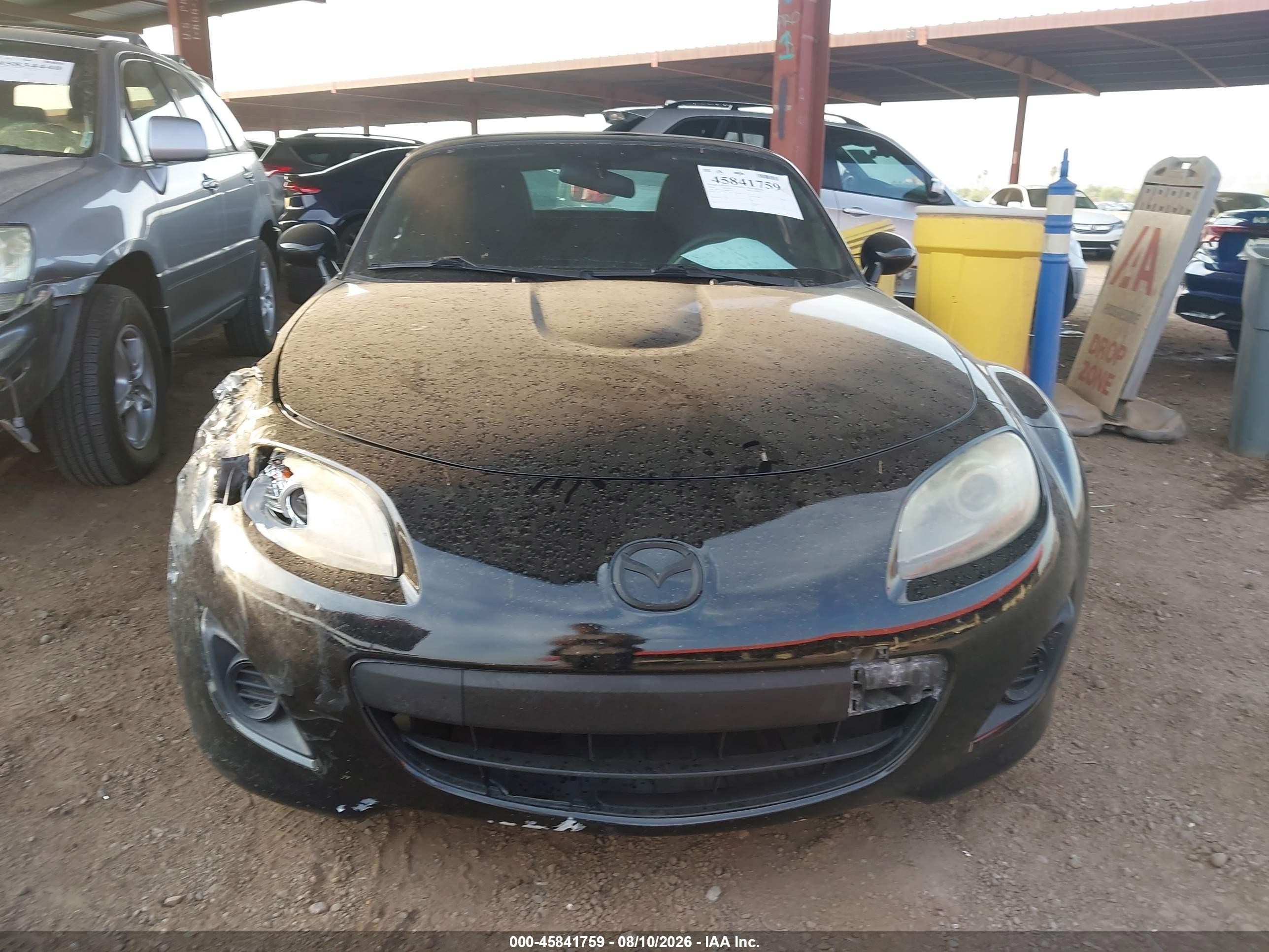 2009 Mazda Mx-5 Miata Sport Black vin: JM1NC25F390203595