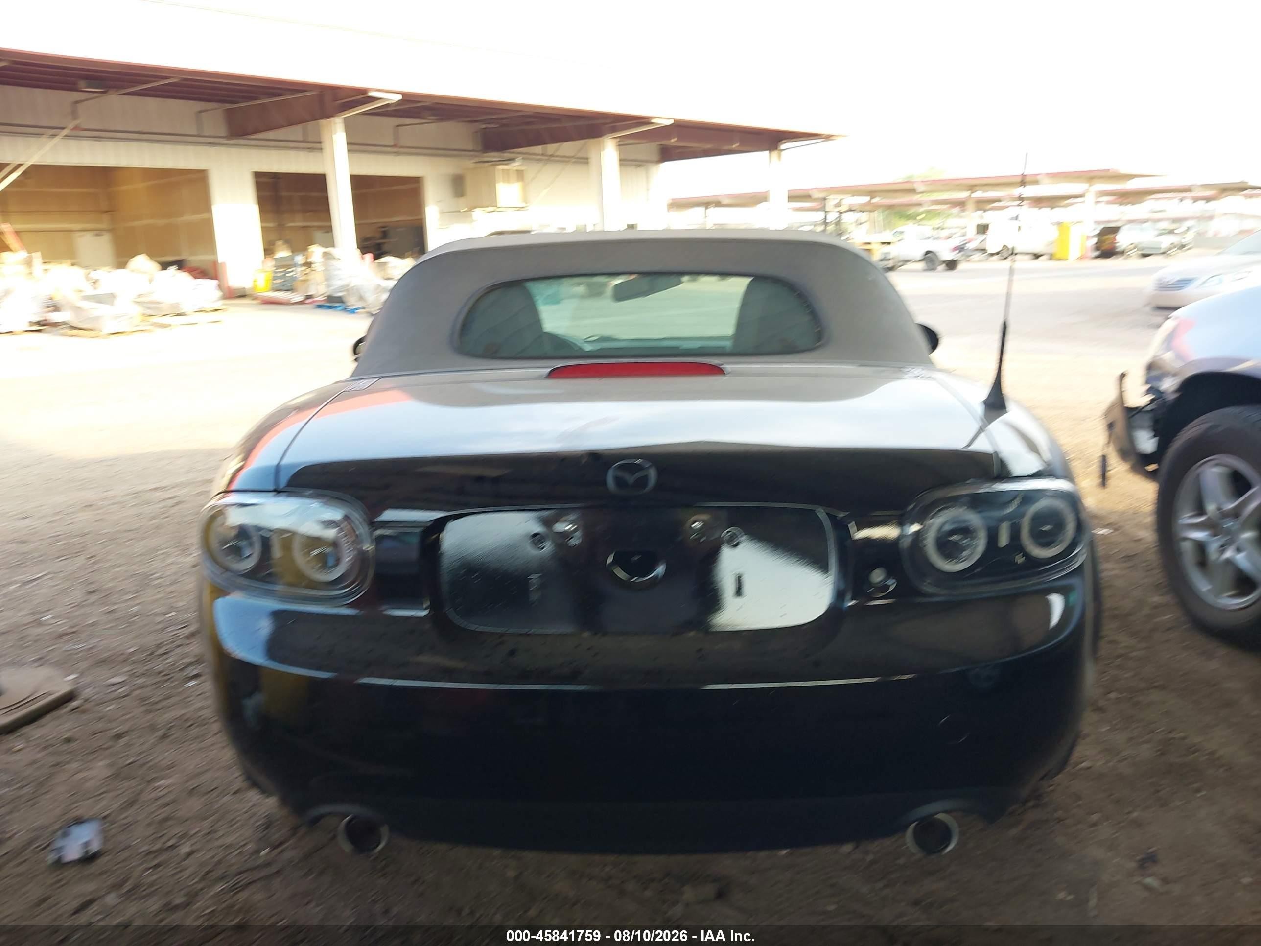 2009 Mazda Mx-5 Miata Sport Black vin: JM1NC25F390203595