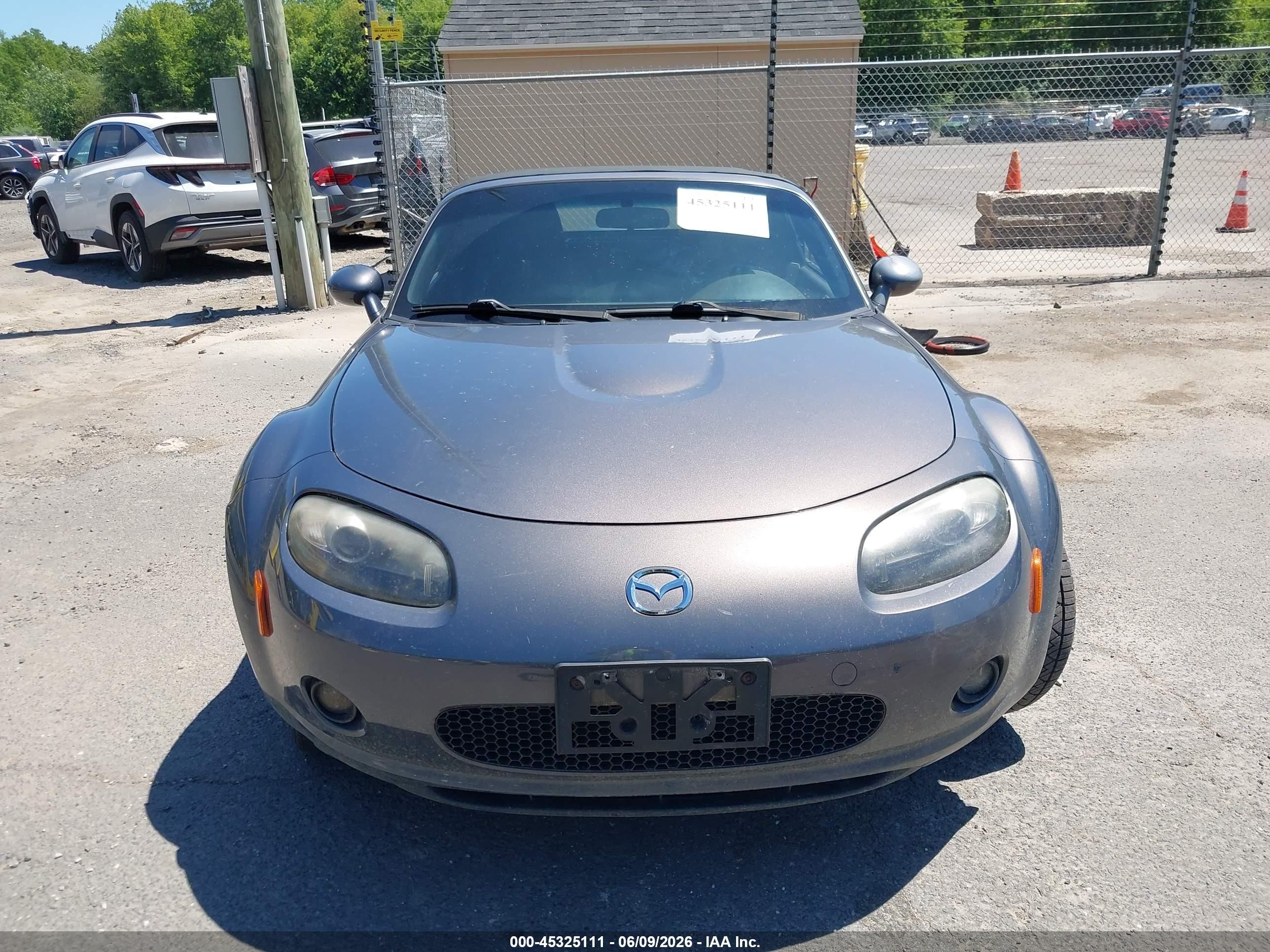 2006 Mazda Mx-5 Miata Touring Gray vin: JM1NC25F460102870