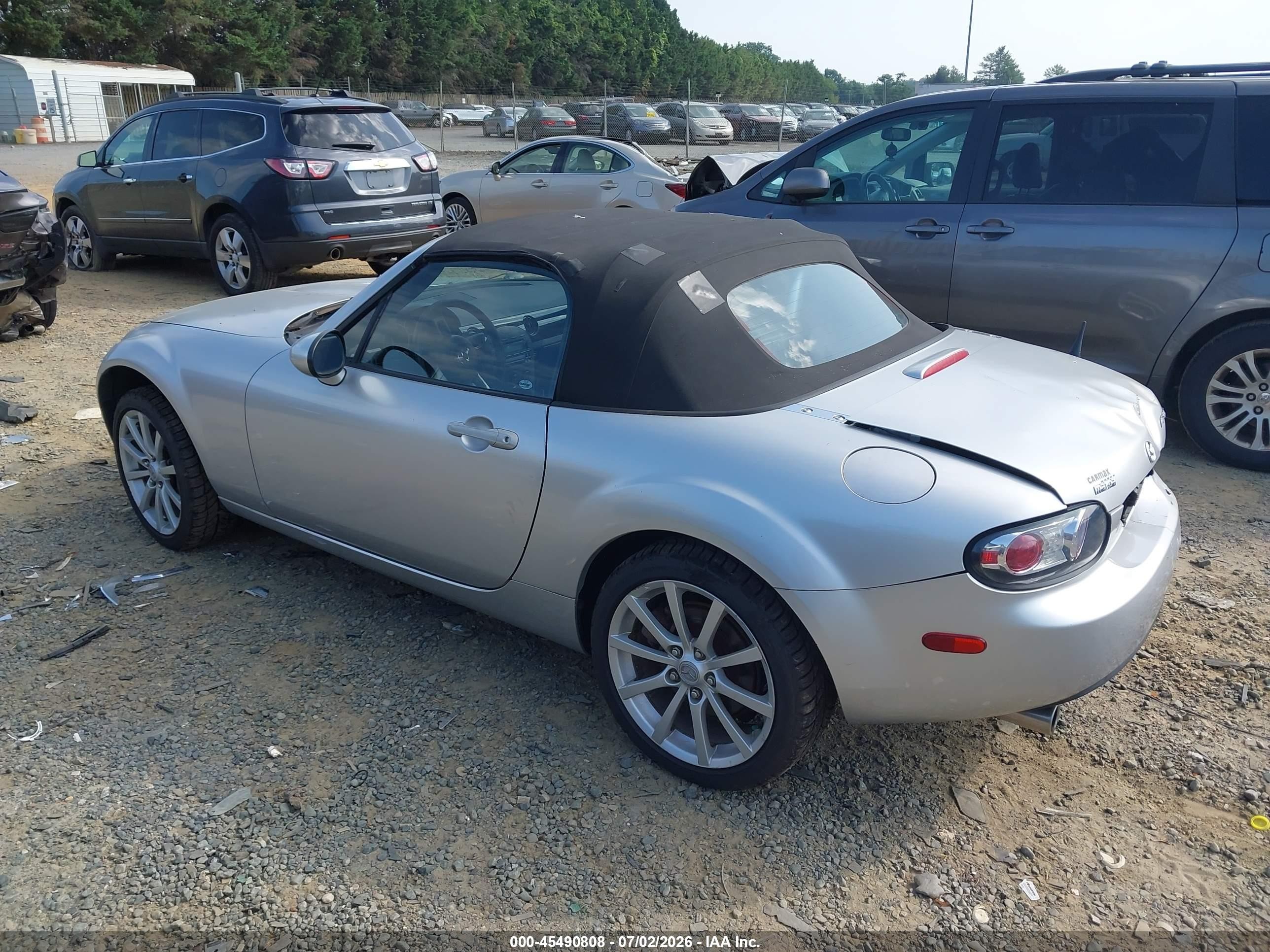 2006 Mazda Mx-5 Sport Silver vin: JM1NC25F460102917