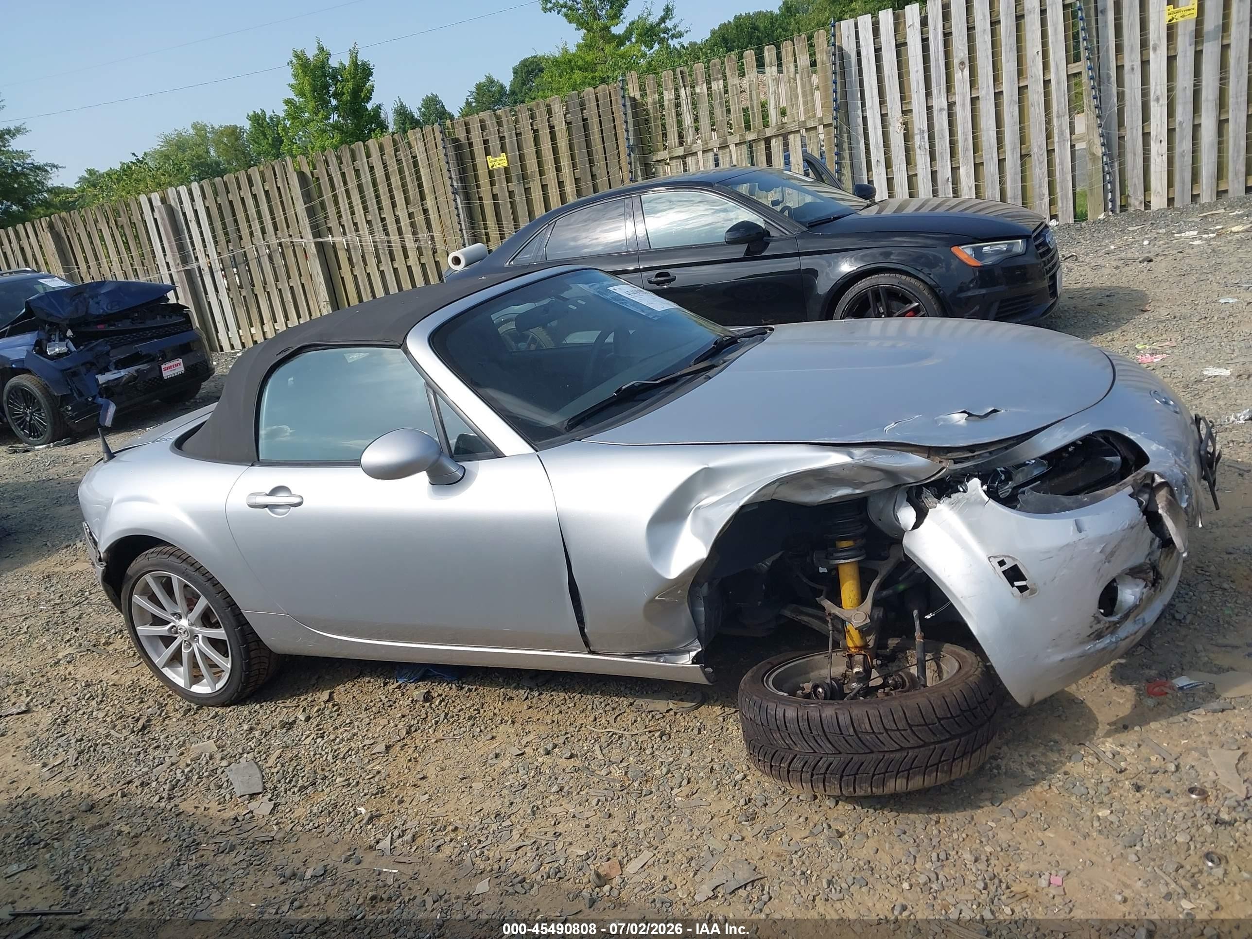 2006 Mazda Mx-5 Sport Silver vin: JM1NC25F460102917