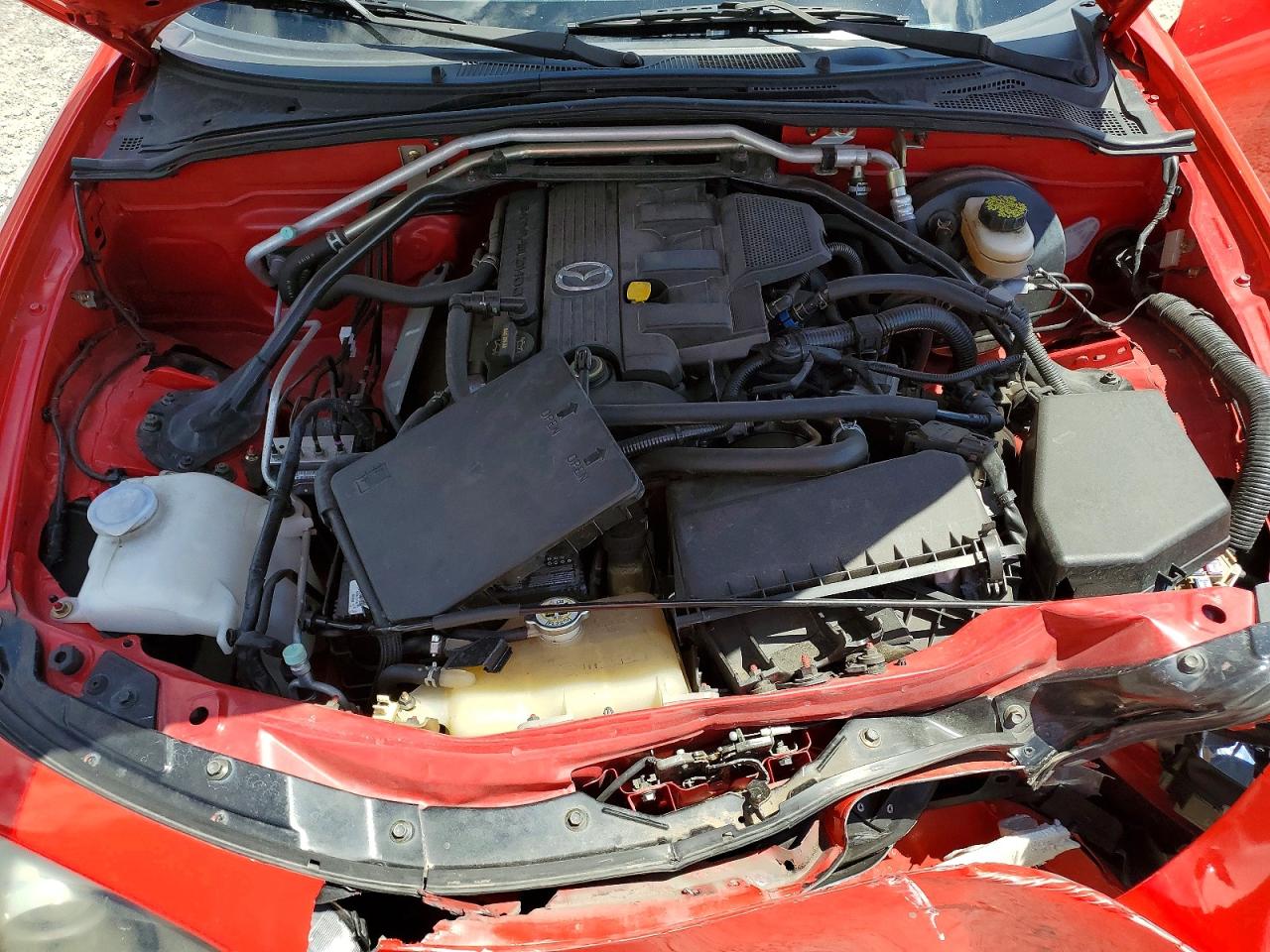 2006 Mazda Mx-5 Miata Red vin: JM1NC25F460113304