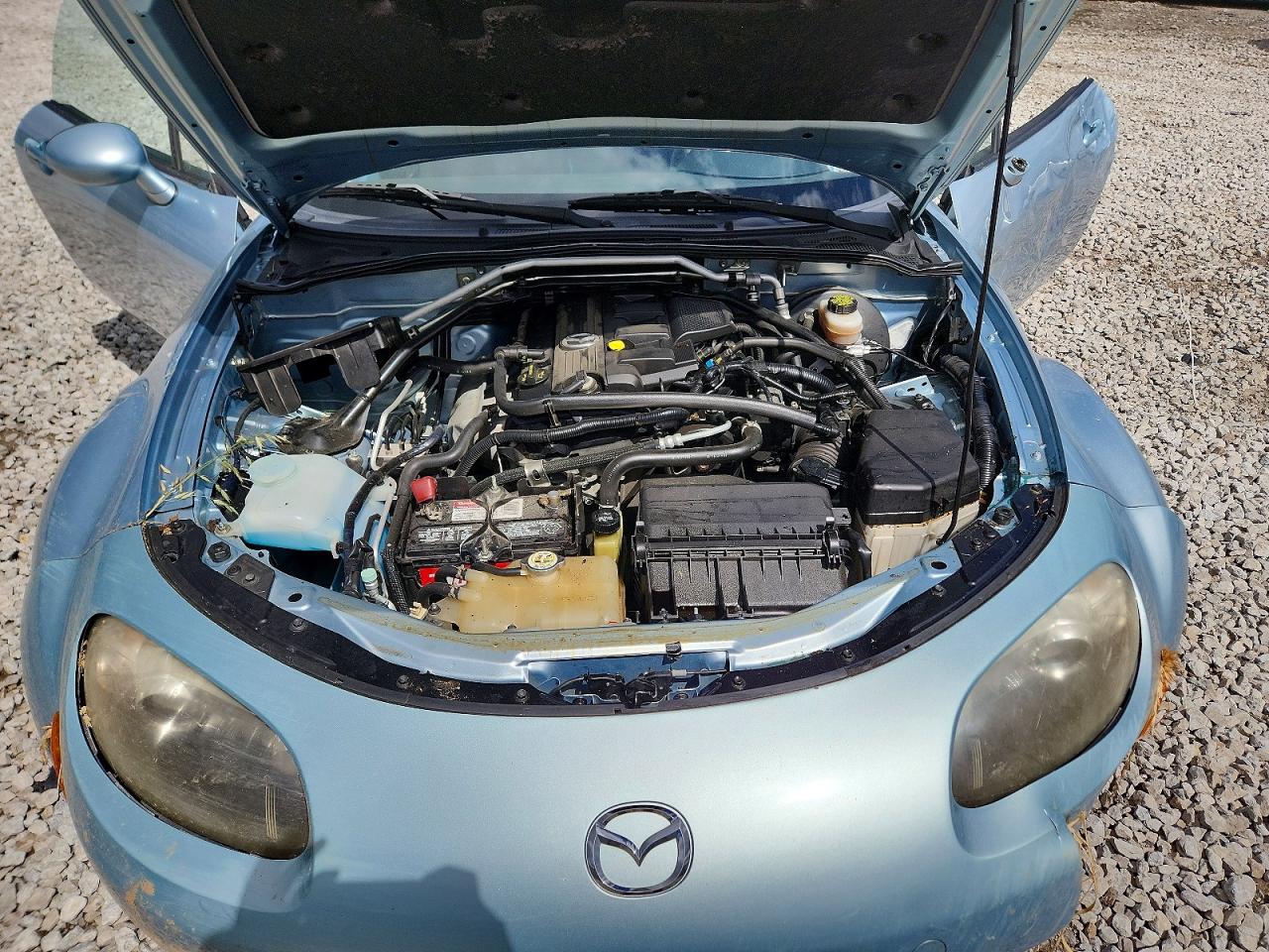 2008 Mazda Mx-5 Miata Blue vin: JM1NC25F480147374