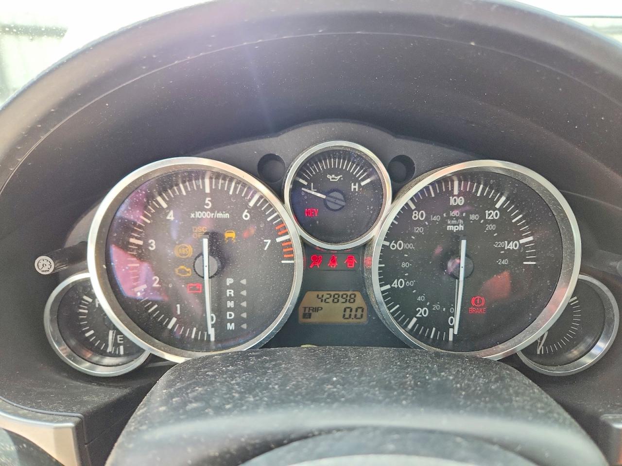2008 Mazda Mx-5 Miata Blue vin: JM1NC25F480147374