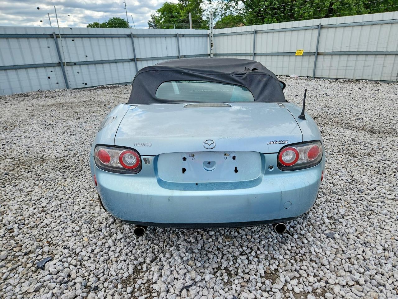 2008 Mazda Mx-5 Miata Blue vin: JM1NC25F480147374