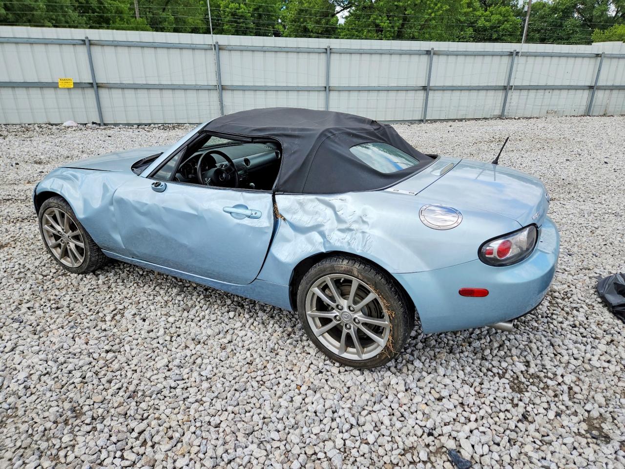 2008 Mazda Mx-5 Miata Blue vin: JM1NC25F480147374