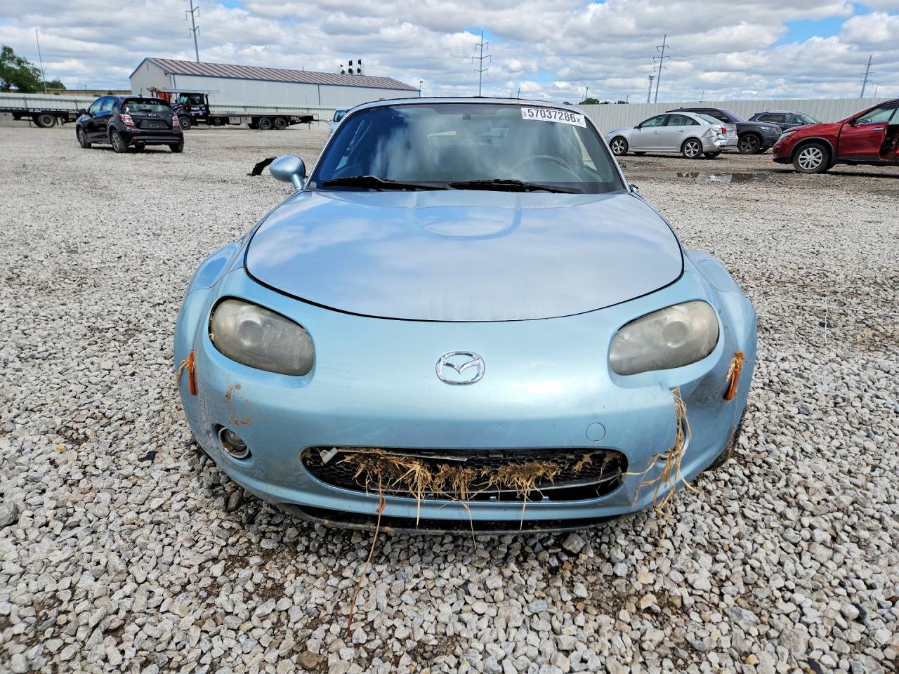 2008 Mazda Mx-5 Miata Blue vin: JM1NC25F480147374