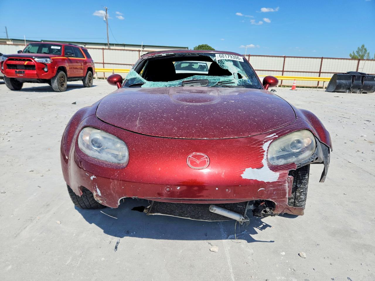2006 Mazda Mx-5 Miata Red vin: JM1NC25F560100450