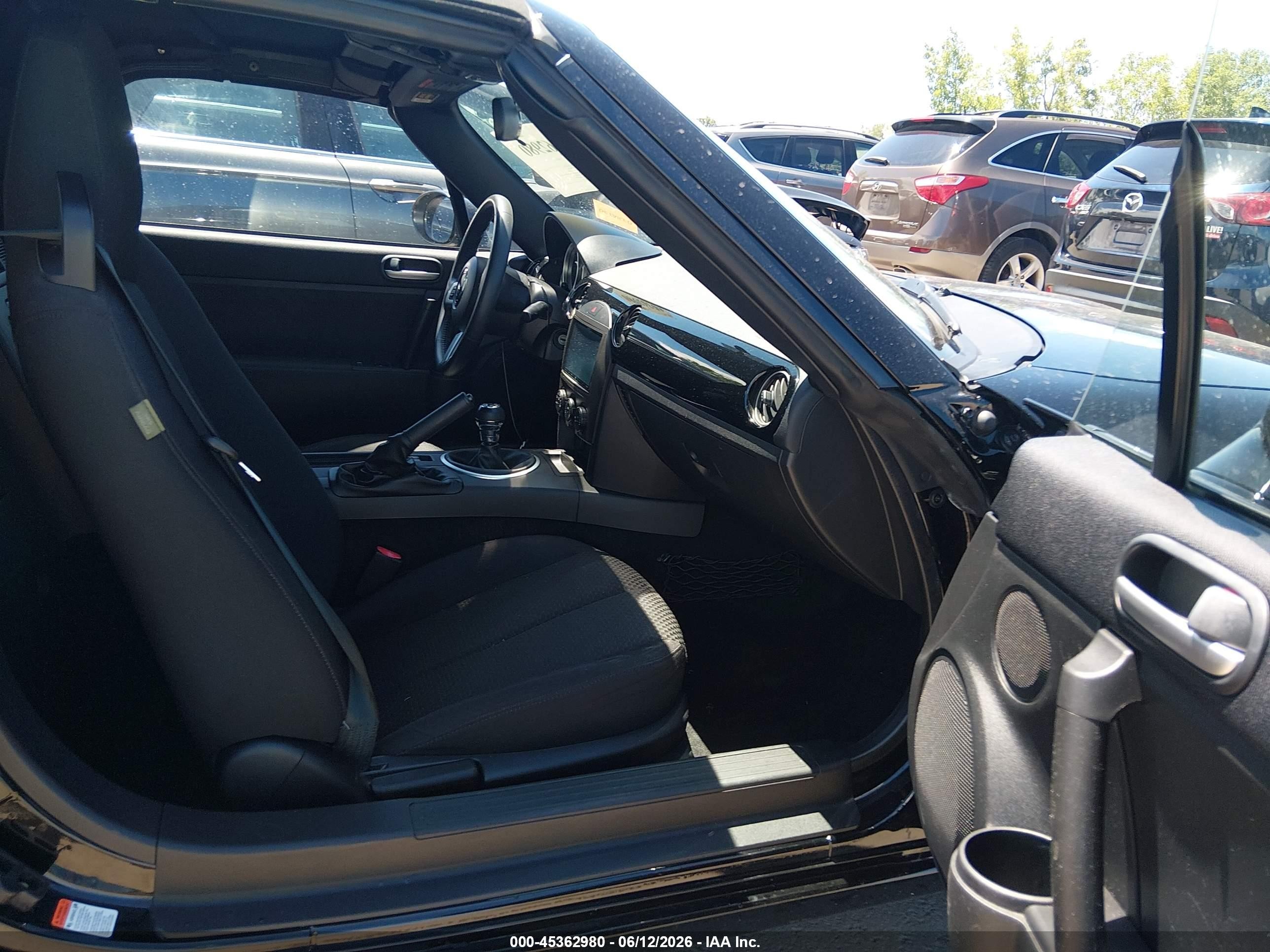 2006 Mazda Mx-5 Touring Black vin: JM1NC25F560104580