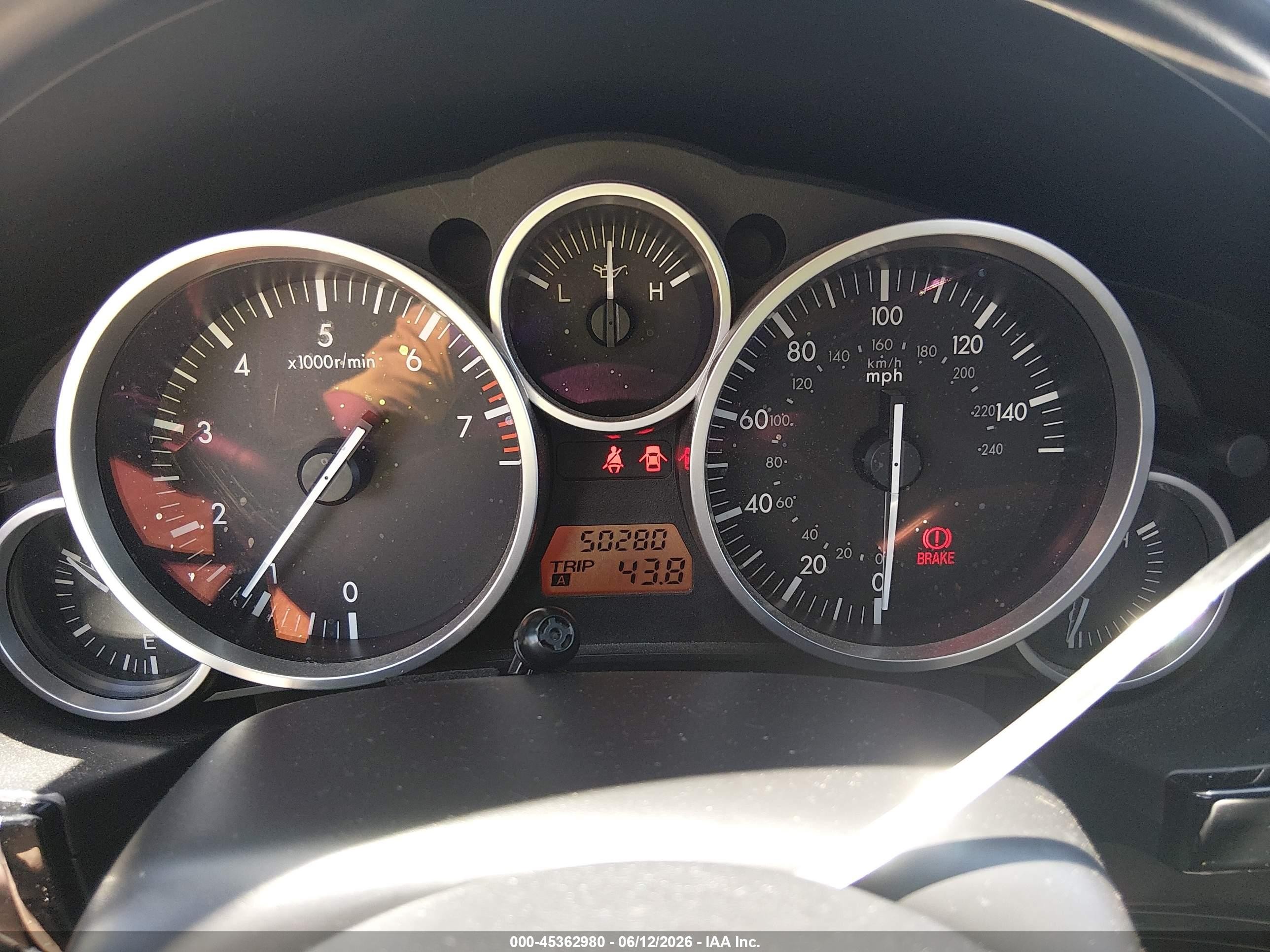2006 Mazda Mx-5 Touring Black vin: JM1NC25F560104580