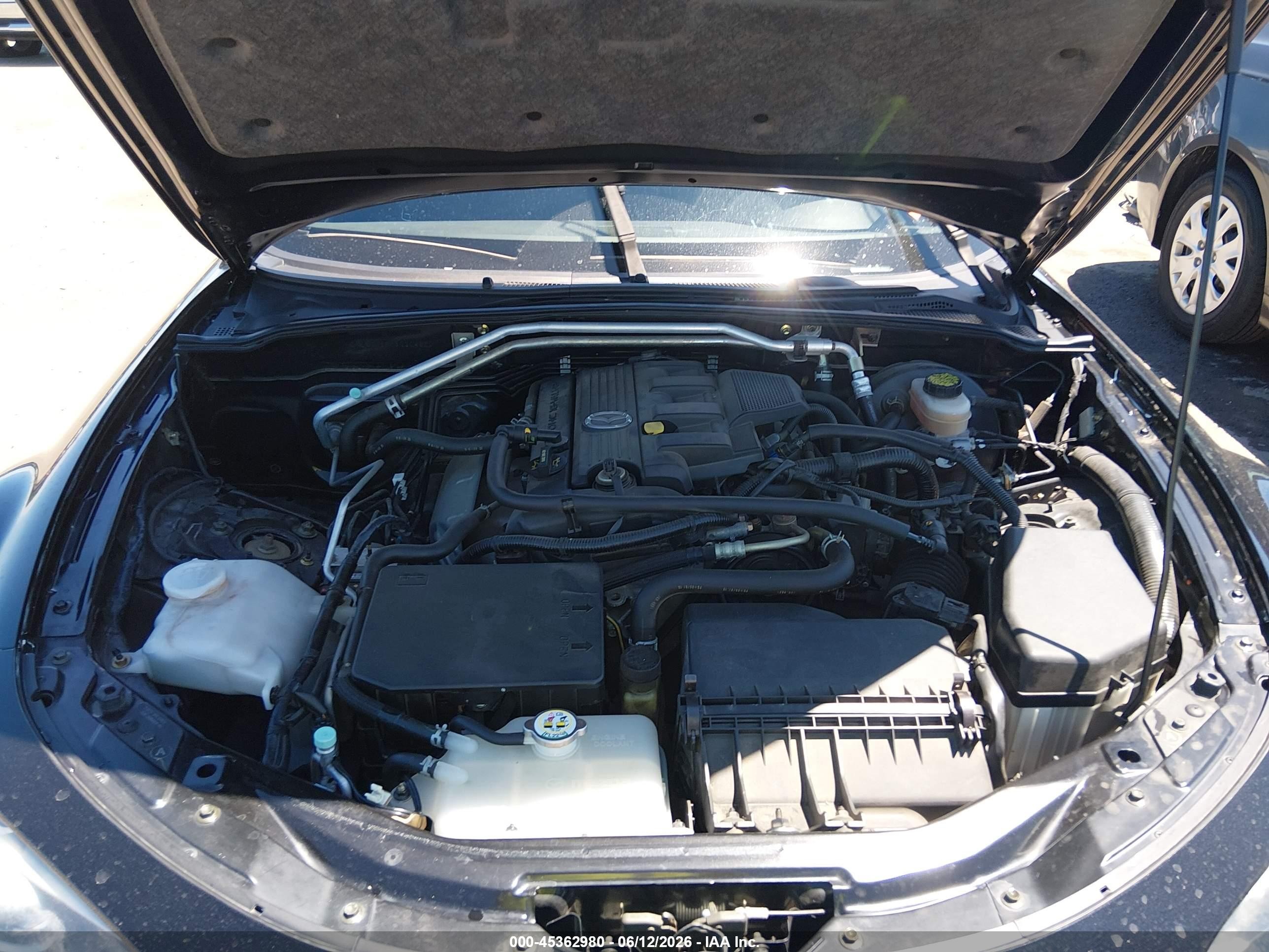 2006 Mazda Mx-5 Touring Black vin: JM1NC25F560104580