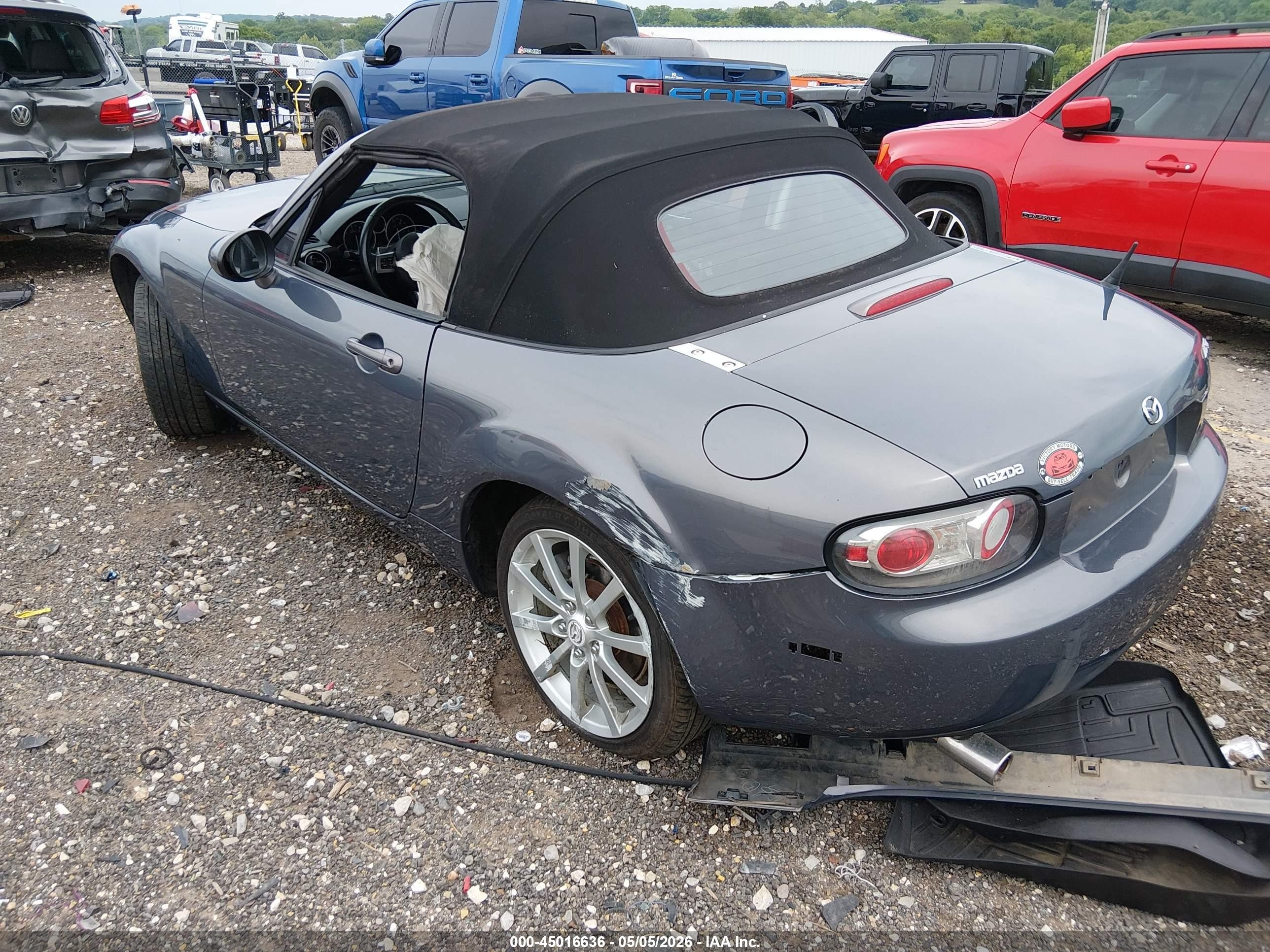 2006 Mazda Mx-5 Sport Gray vin: JM1NC25F560108421