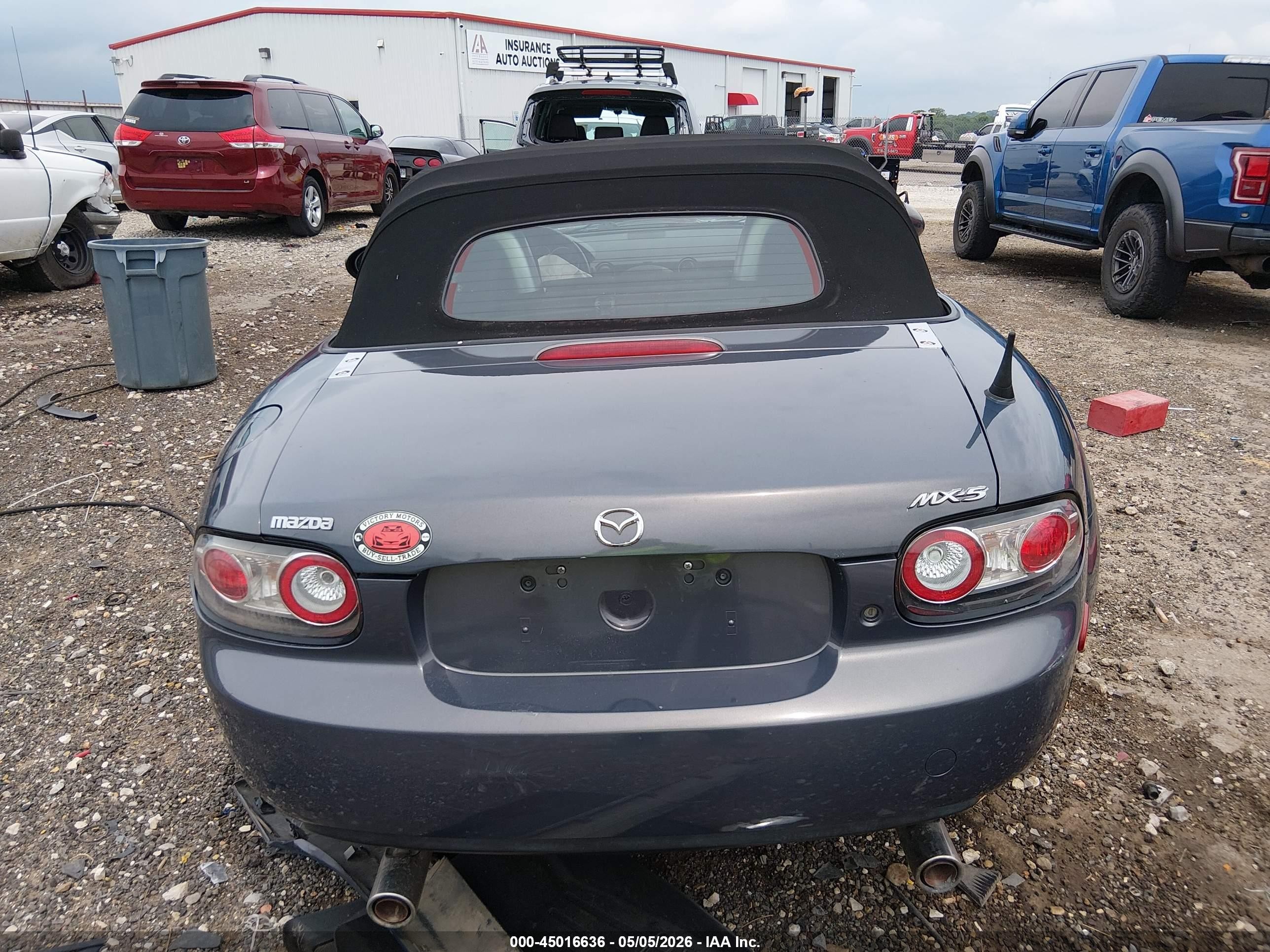 2006 Mazda Mx-5 Sport Gray vin: JM1NC25F560108421