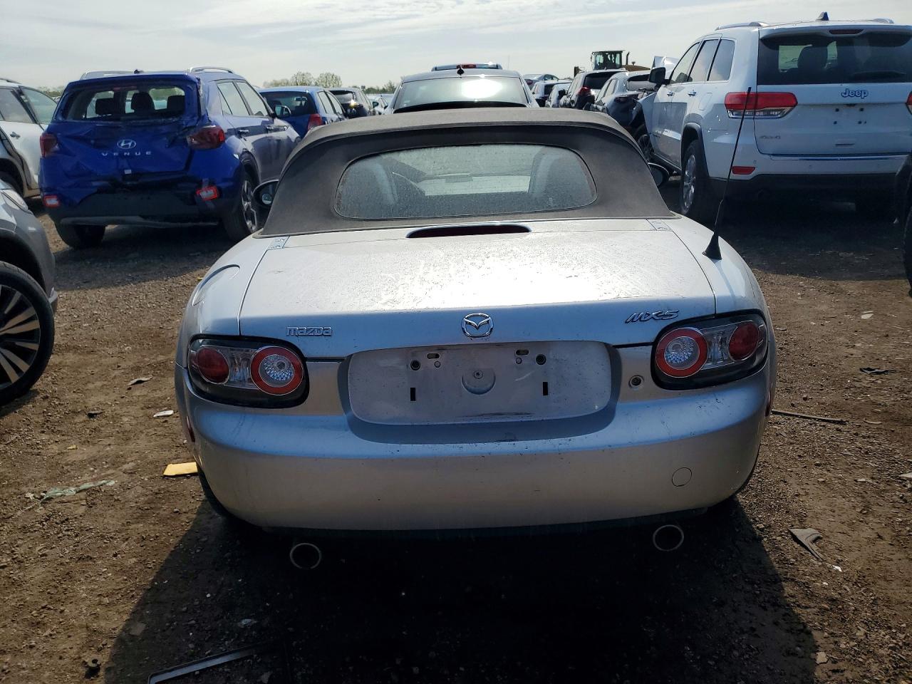 2006 Mazda Mx-5 Miata Silver vin: JM1NC25F560114056