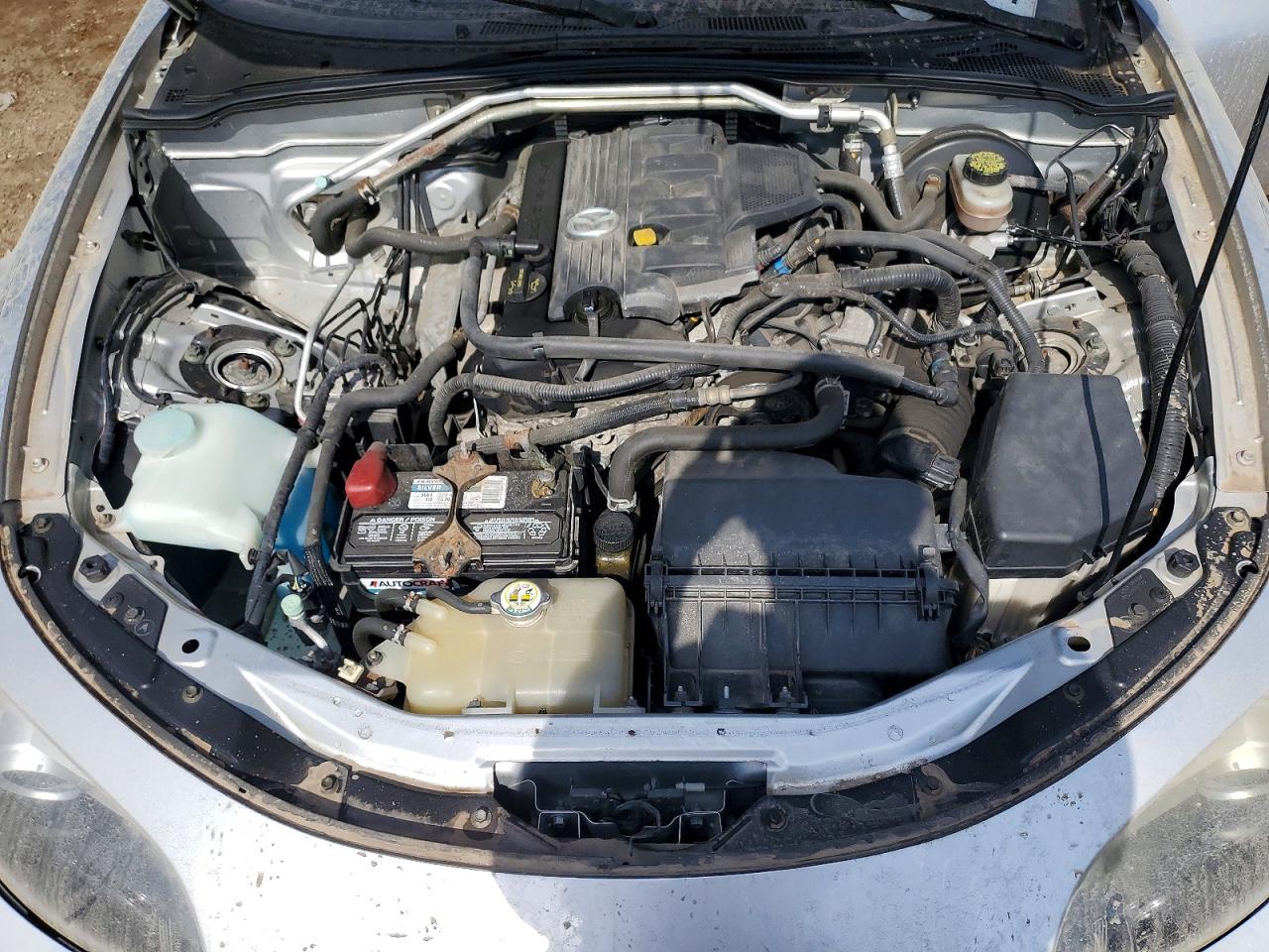 2006 Mazda Mx-5 Miata Silver vin: JM1NC25F560114056