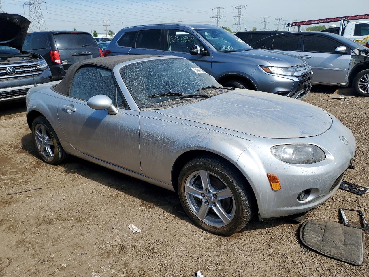 2006 Mazda Mx-5 Miata Silver vin: JM1NC25F560114056