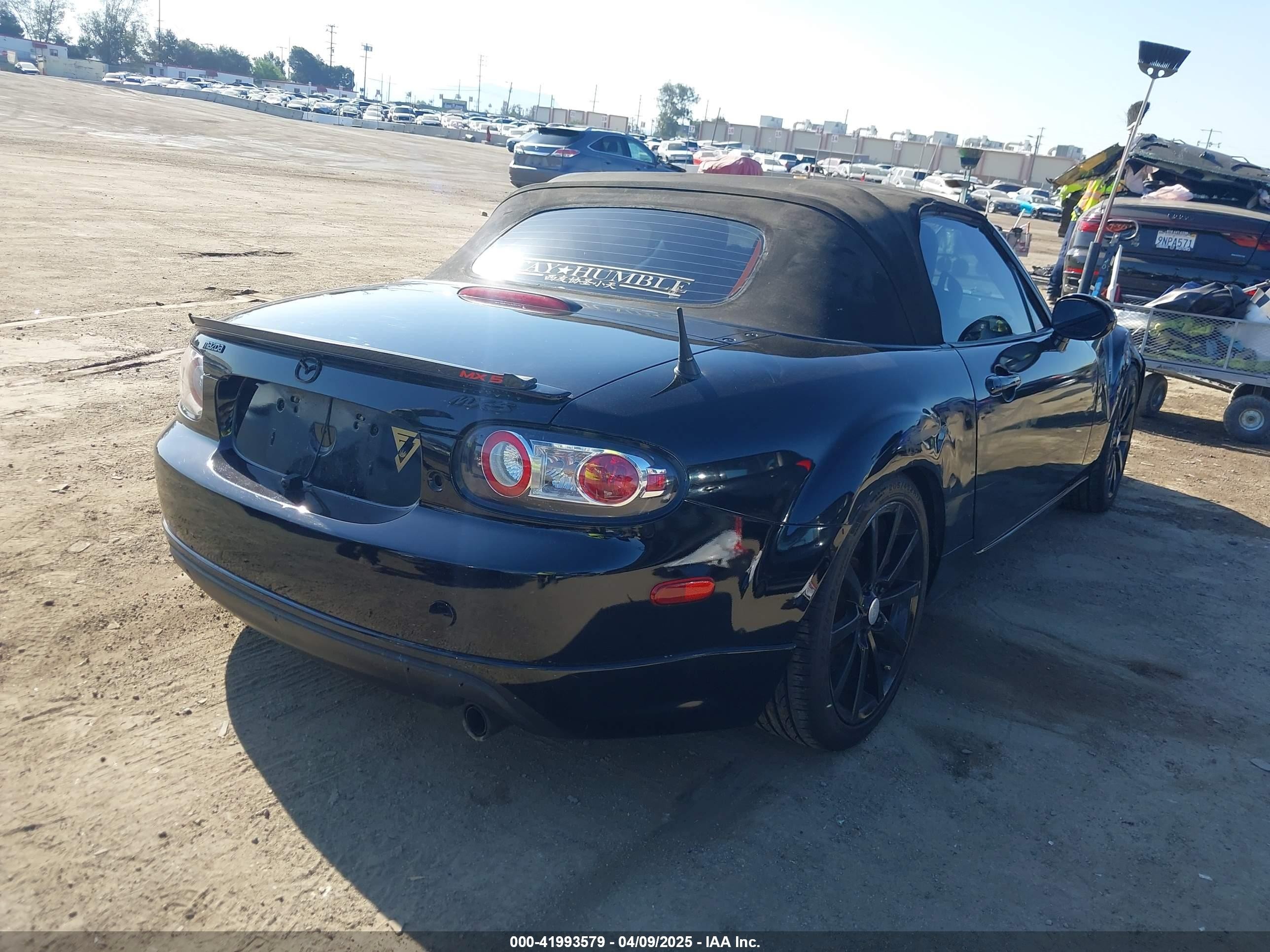 2006 Mazda Mx-5 Grand Touring Черный vin: JM1NC25F560119905