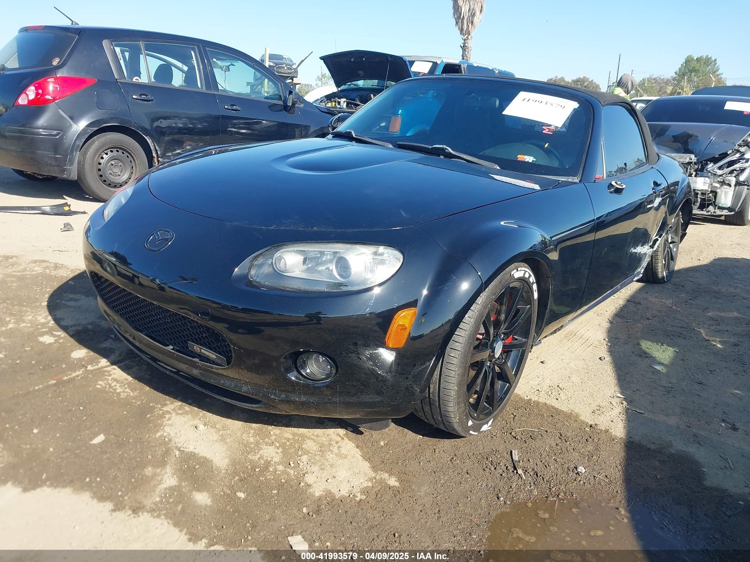 2006 Mazda Mx-5 Grand Touring Черный vin: JM1NC25F560119905