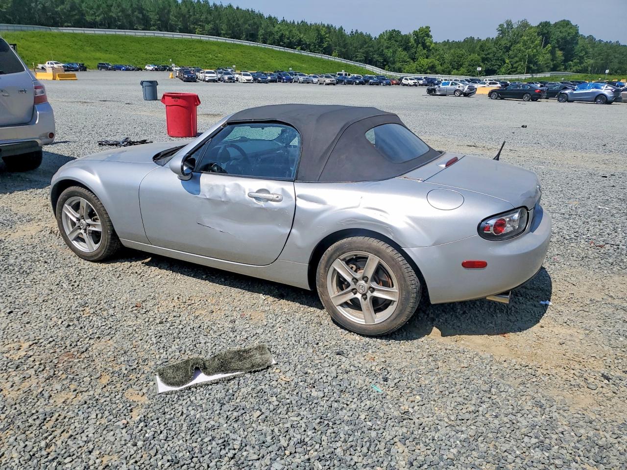 2006 Mazda Mx-5 Miata Silver vin: JM1NC25F560121346