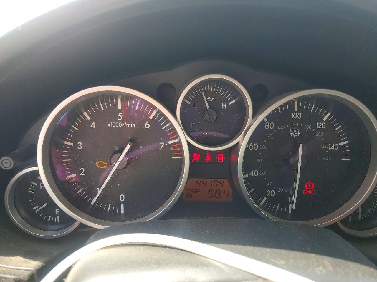 2006 Mazda Mx-5 Miata Silver vin: JM1NC25F560121346