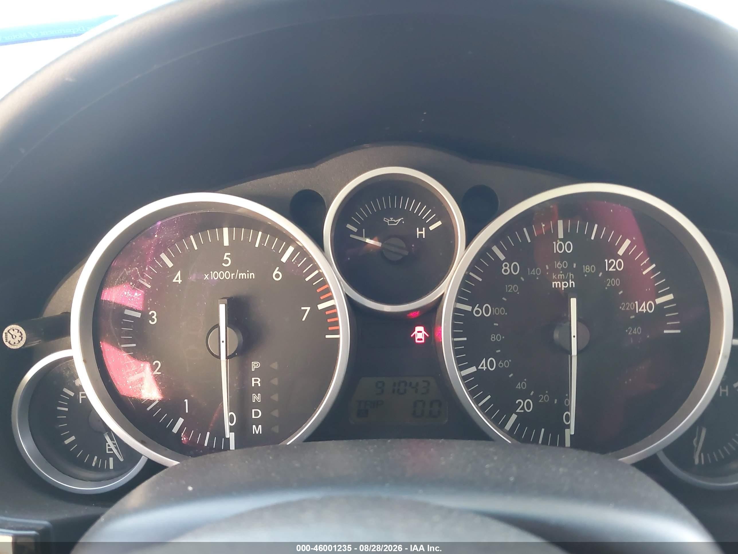 2007 Mazda Mx-5 Touring Белый vin: JM1NC25F570128024